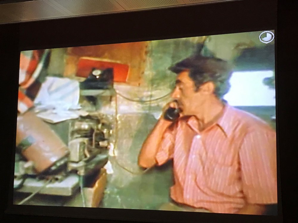 Video still of whaling lookout post, Museo da Baleia