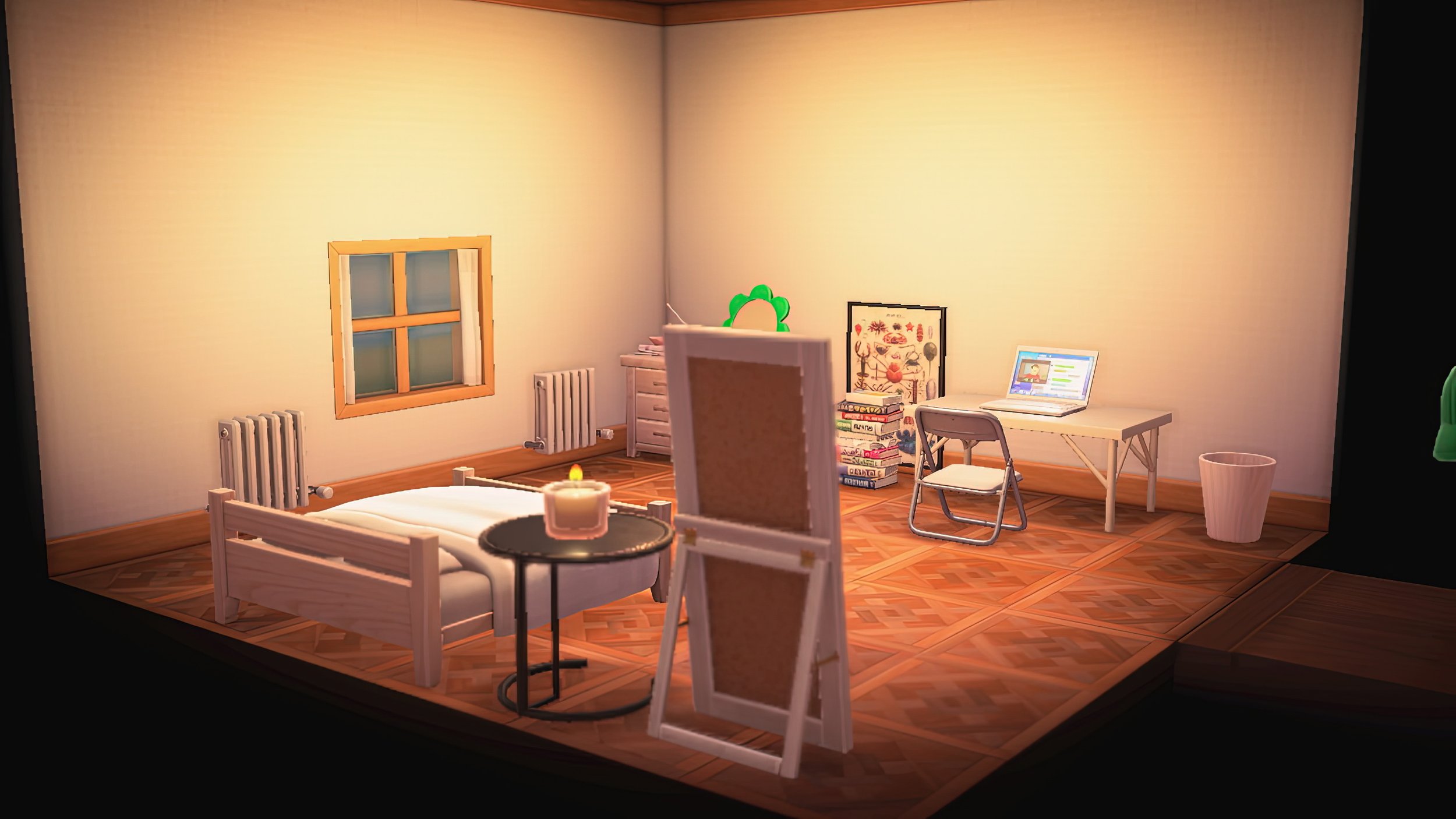  Fumi Omori,  Home Sweet Home , Brooklyn, made with(in)  Animal Crossing: New Horizons,  2022, screenshot. 