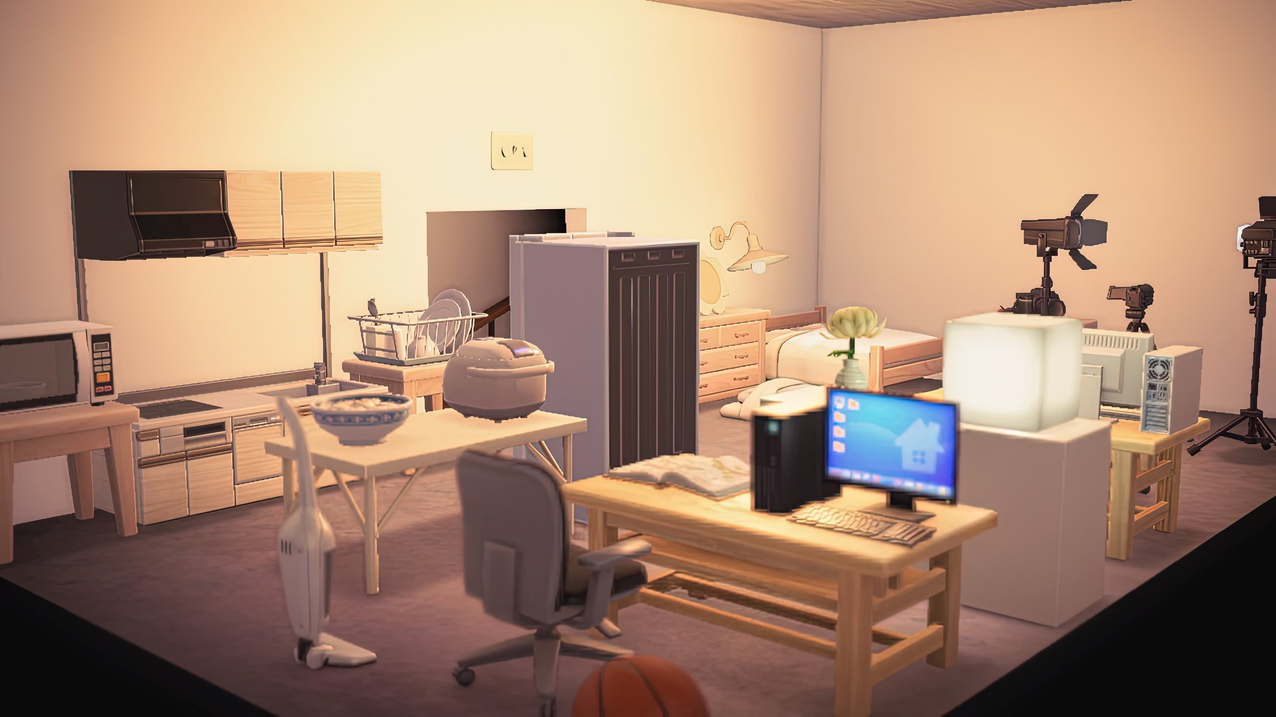  Fumi Omori,  Home Sweet Home , San Francisco, made with(in)  Animal Crossing: New Horizons,  2022, screenshot 