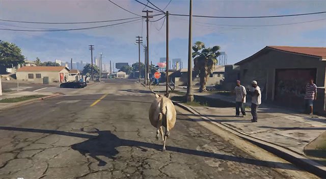   Brent Watanabe,  San Andreas Streaming Deer Cam , studies for computer-controlled installation, modified version of Grand Theft Auto V, 2015-2016, United States  