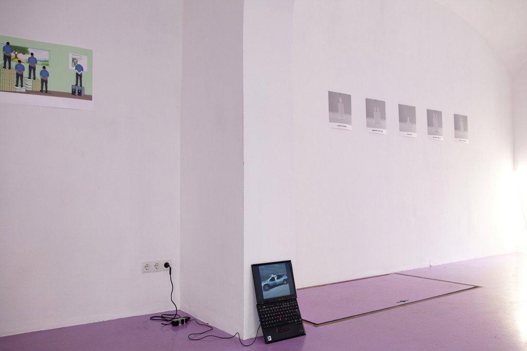  Firas Shedaheh,  There, Where You Are Not,  installation view, 2022 