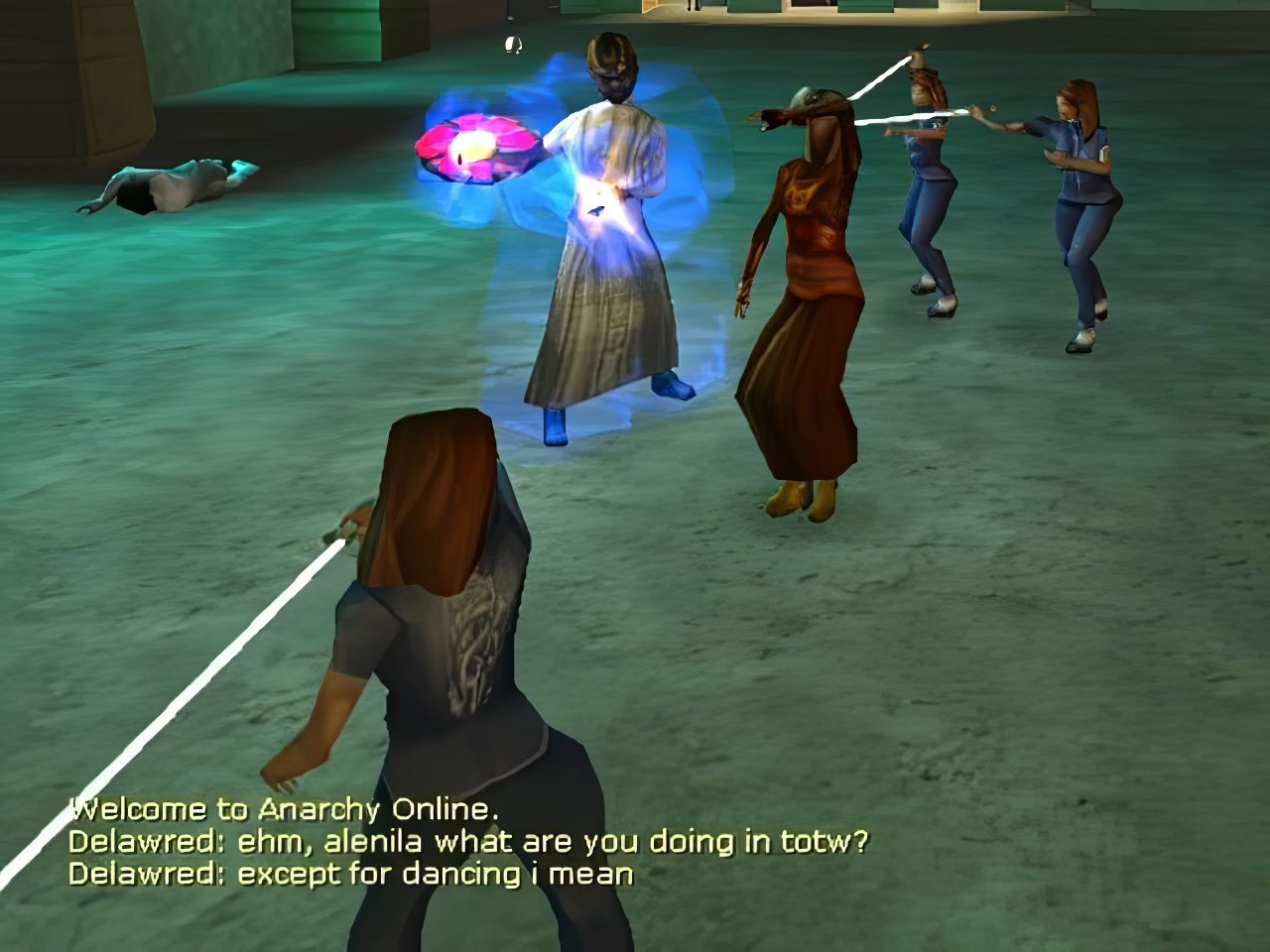  Hui Wai-Keung,  No Play Today,  In-game performance in  Anarchy Online , 2005 (still) 