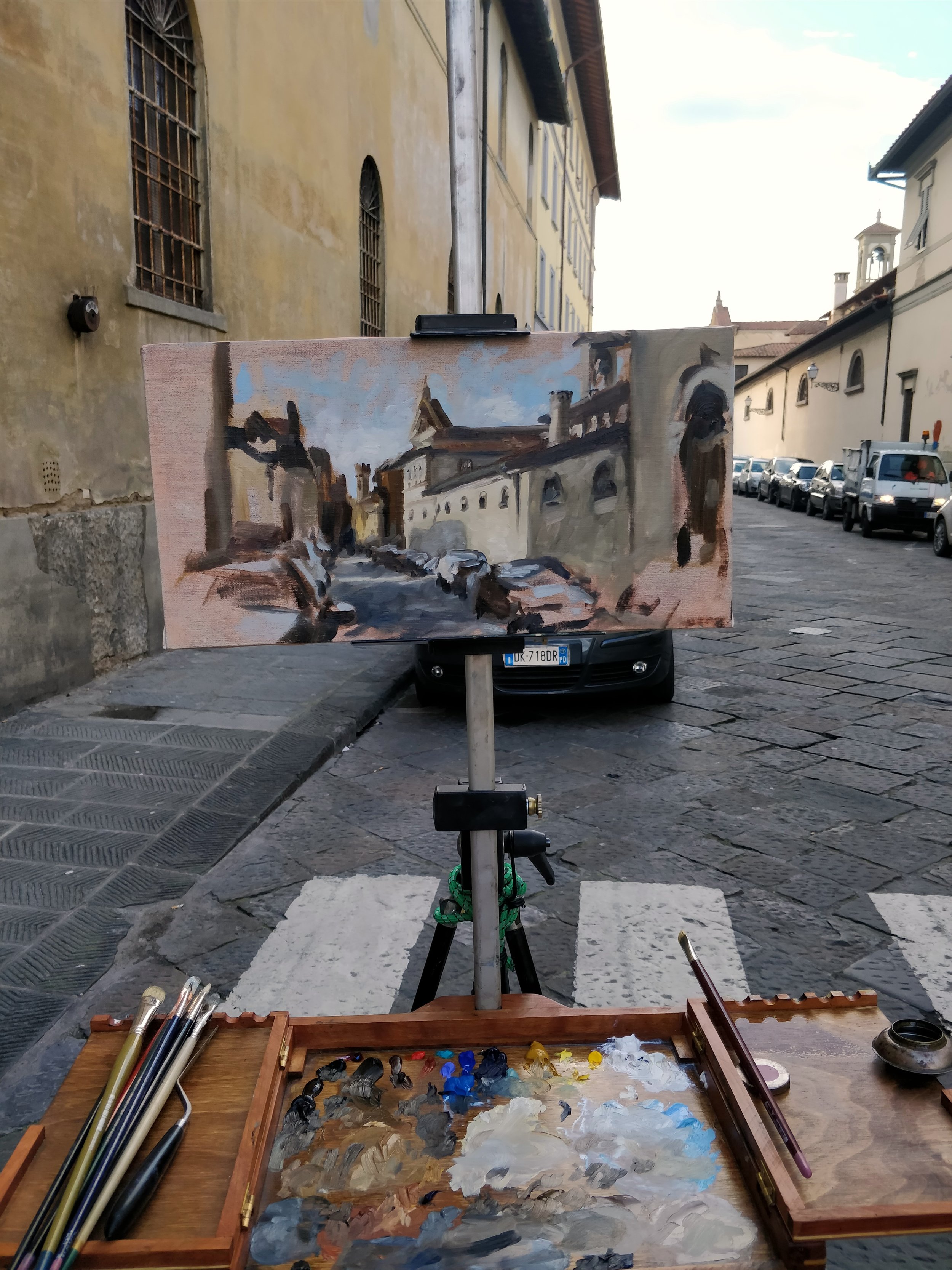 Behind Santa Croce, Florence