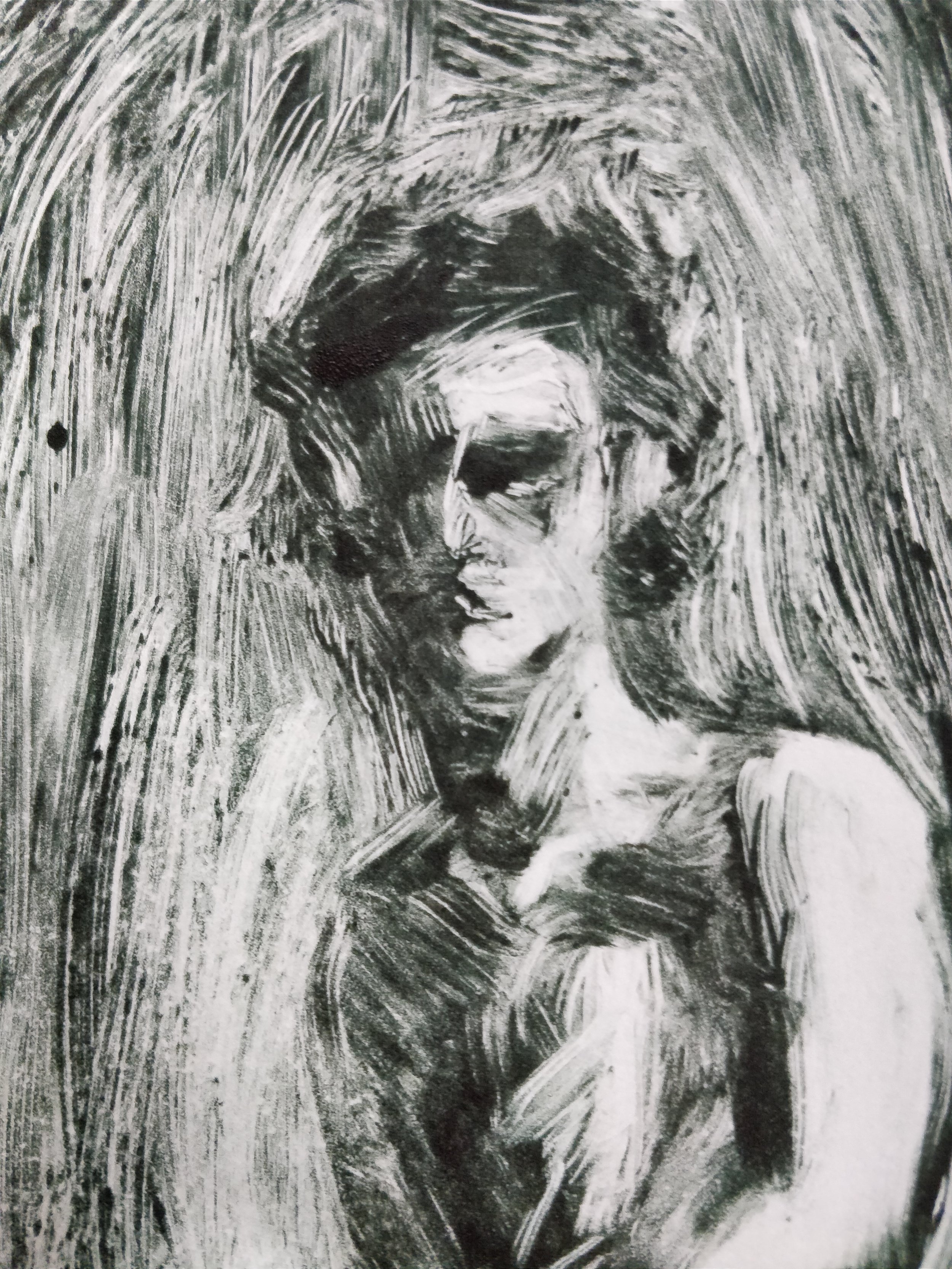 Monotype Figure Study