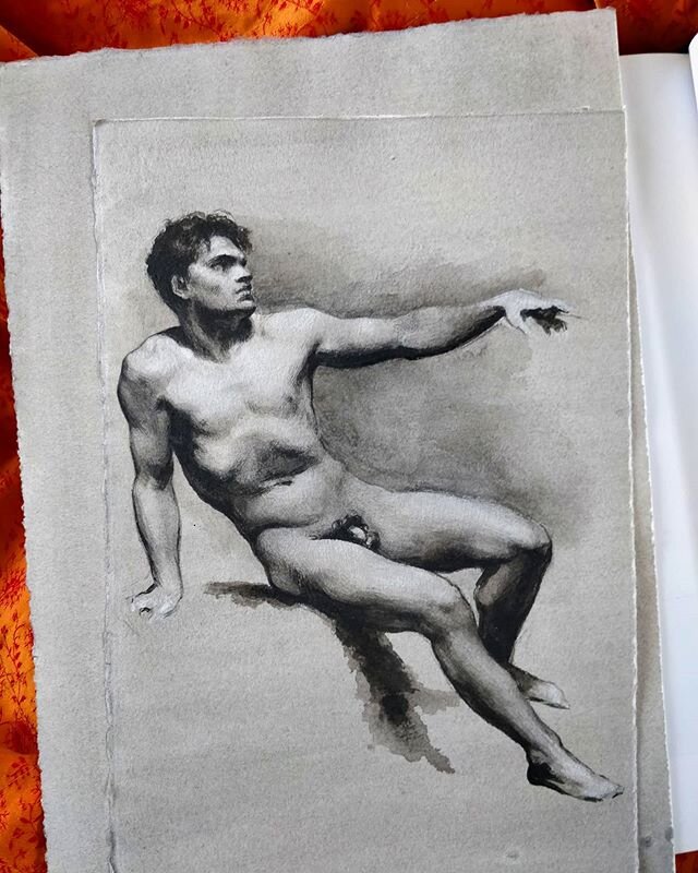 When in doubt (or have a touch of the existentials) copy someone that knows what they're doing. This is a copy of a beautiful Pierre-Paul Prud'hon study. Caution: this may cause a worse case of the existentials.
.
.
.
.
.
#copy #academicart #realism 