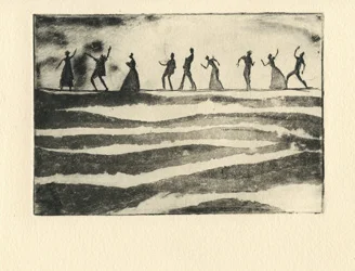 dancers on hill