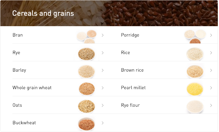 Some of my recommended foods; Atlas says adding them to my diet can reduce disease risk