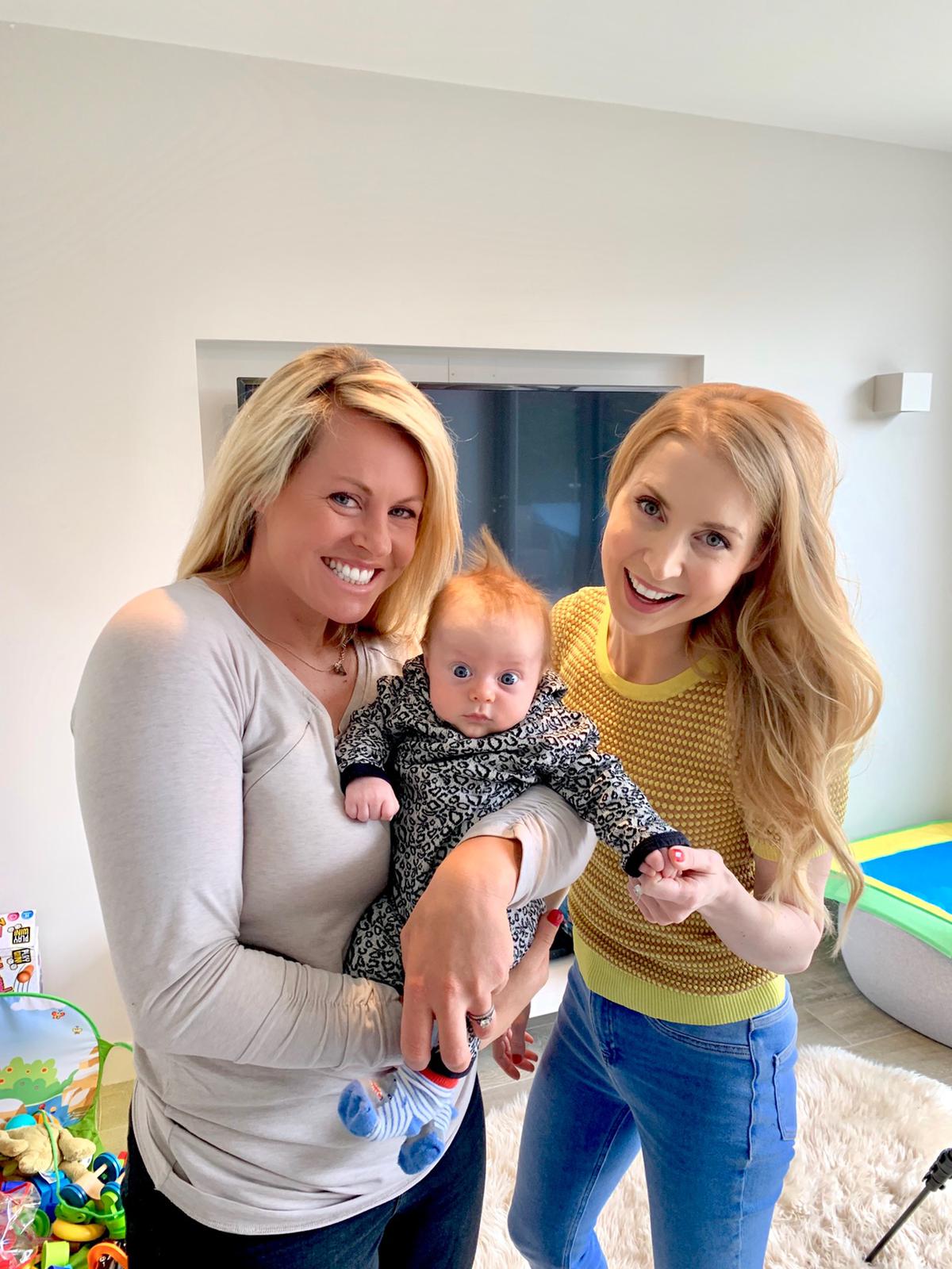 Filming healthHackers Ep 31 with Chemmy and baby Cooper