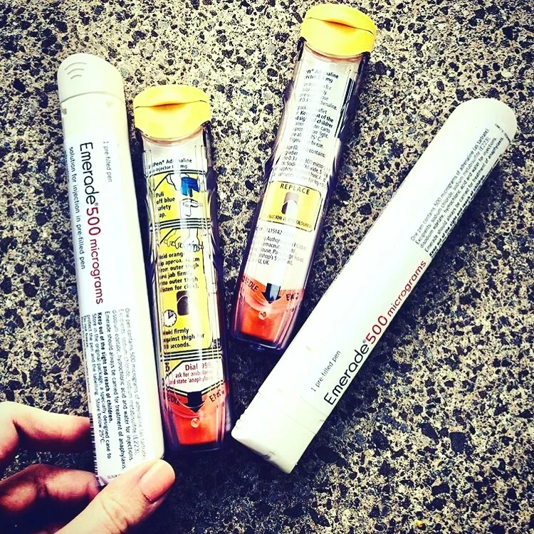 When Emma used an adrenaline auto-injector on James, “literally within a minute you could see his breathing easing,” she told me