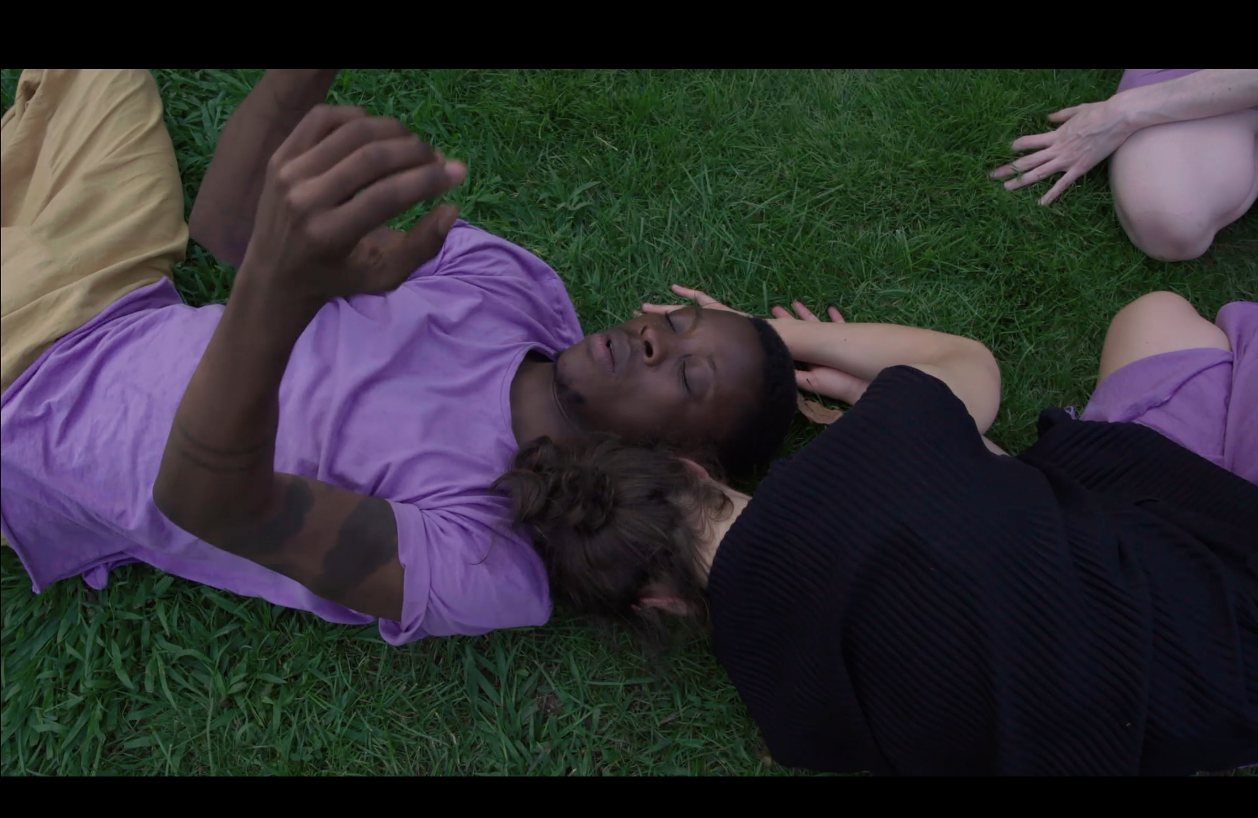  Mufutau Yusuf and Meggie Blankschyn in  When Life is Silent  Director of Photography: Will Humphris 