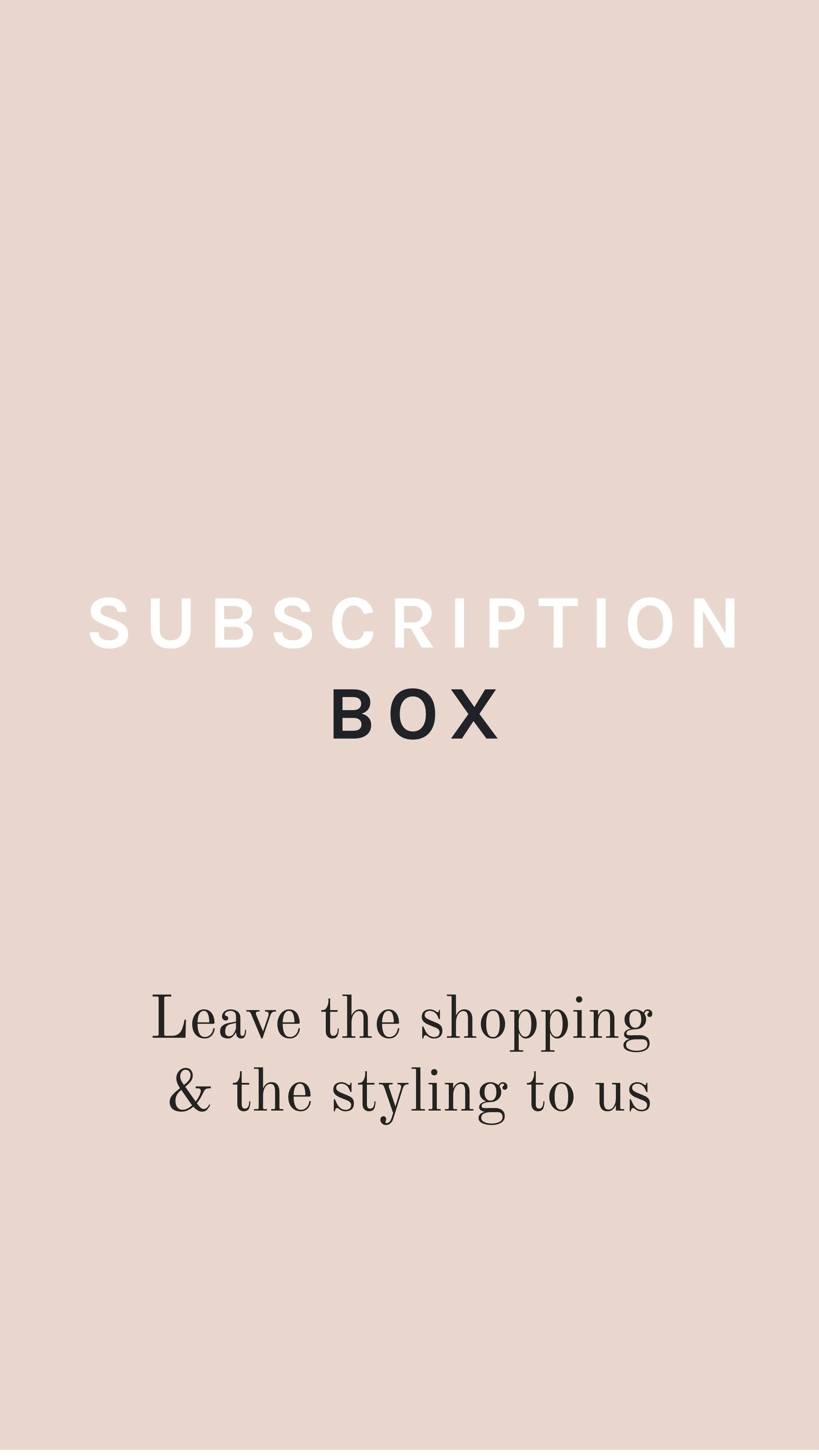 Subscription box deposit