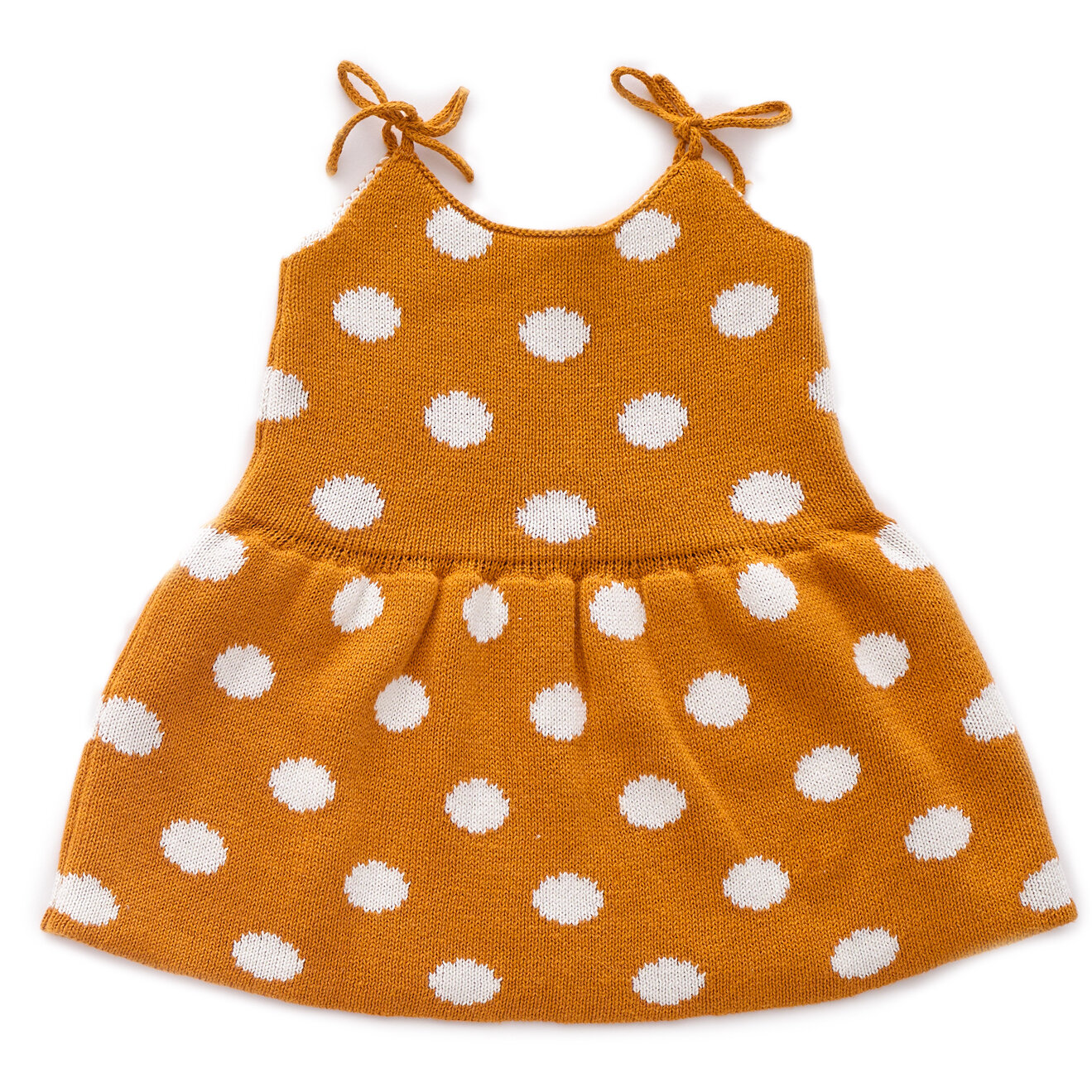 Oeuf Knitted Spotted Dress