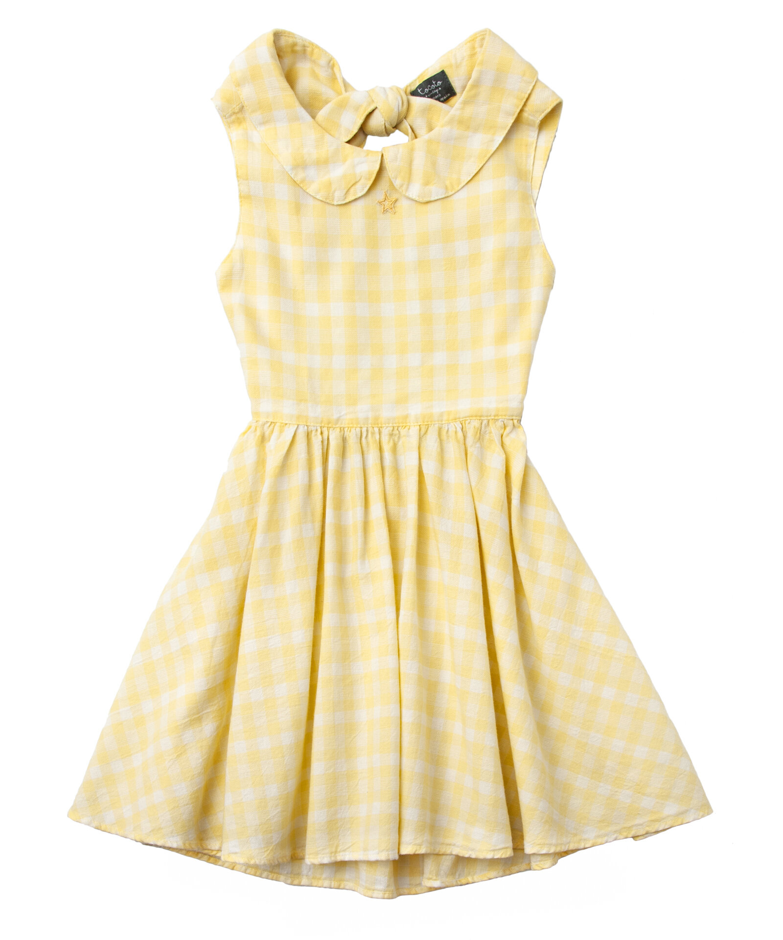 Tocoto Vintage Vichy Check Dress