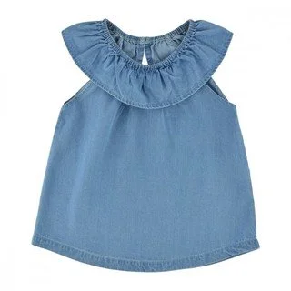 Lililotte Paola Blue Denim Blouse
