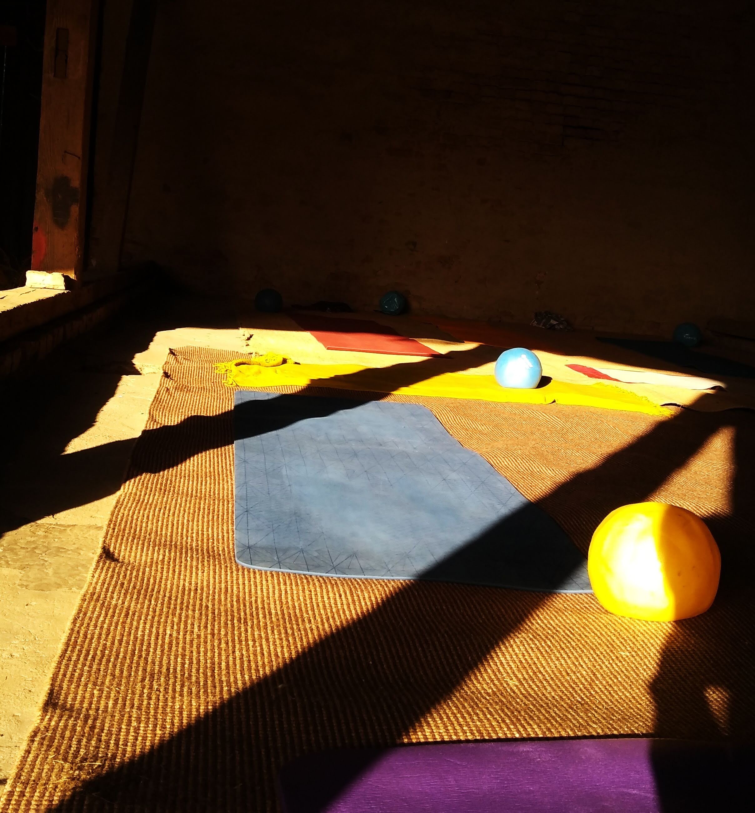 In der großen Scheune finden unsere Pilates-Stunden statt.