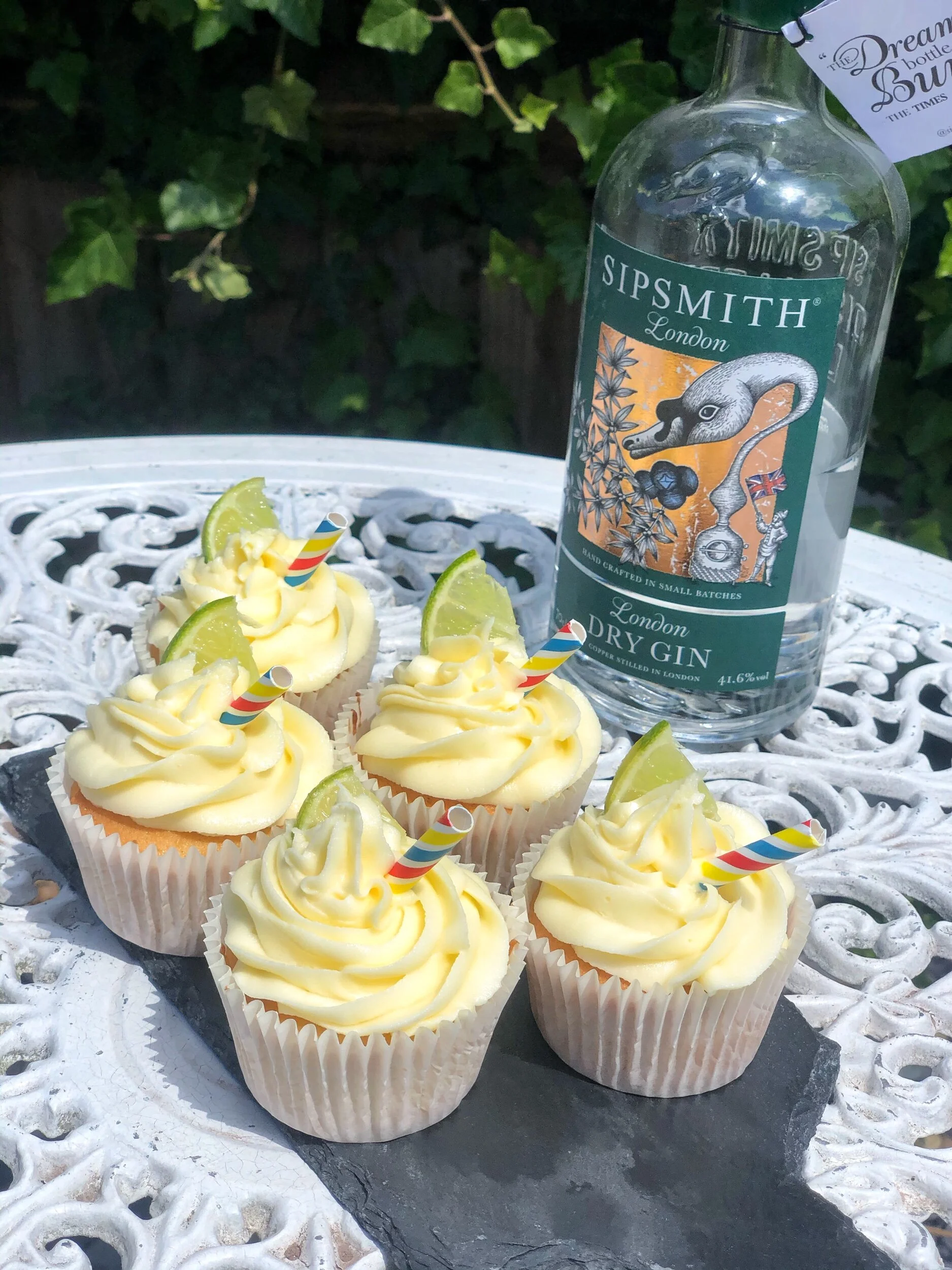 Gluten Free Gin &amp; Tonic Cupcakes