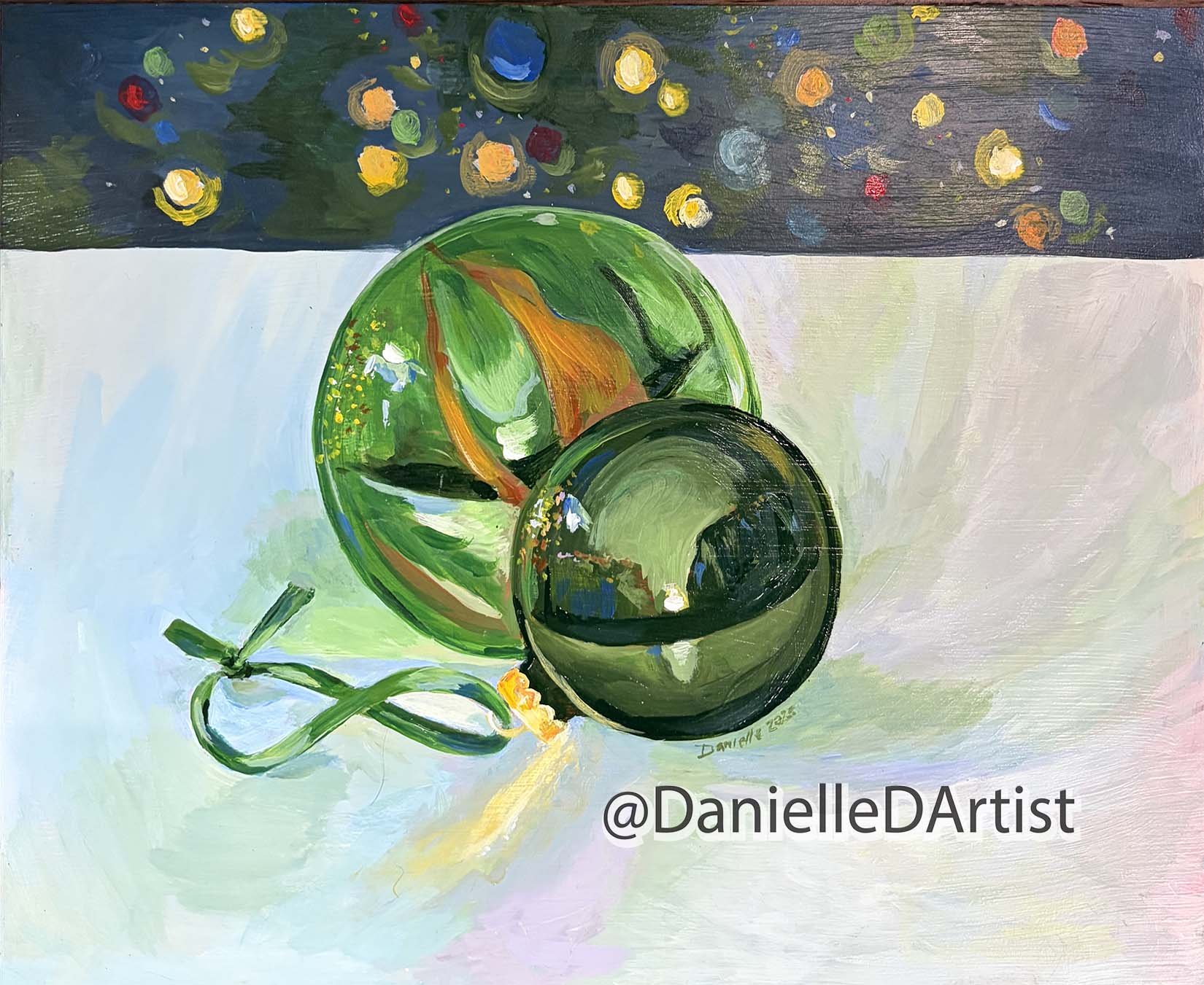 Green Christmas Ornament