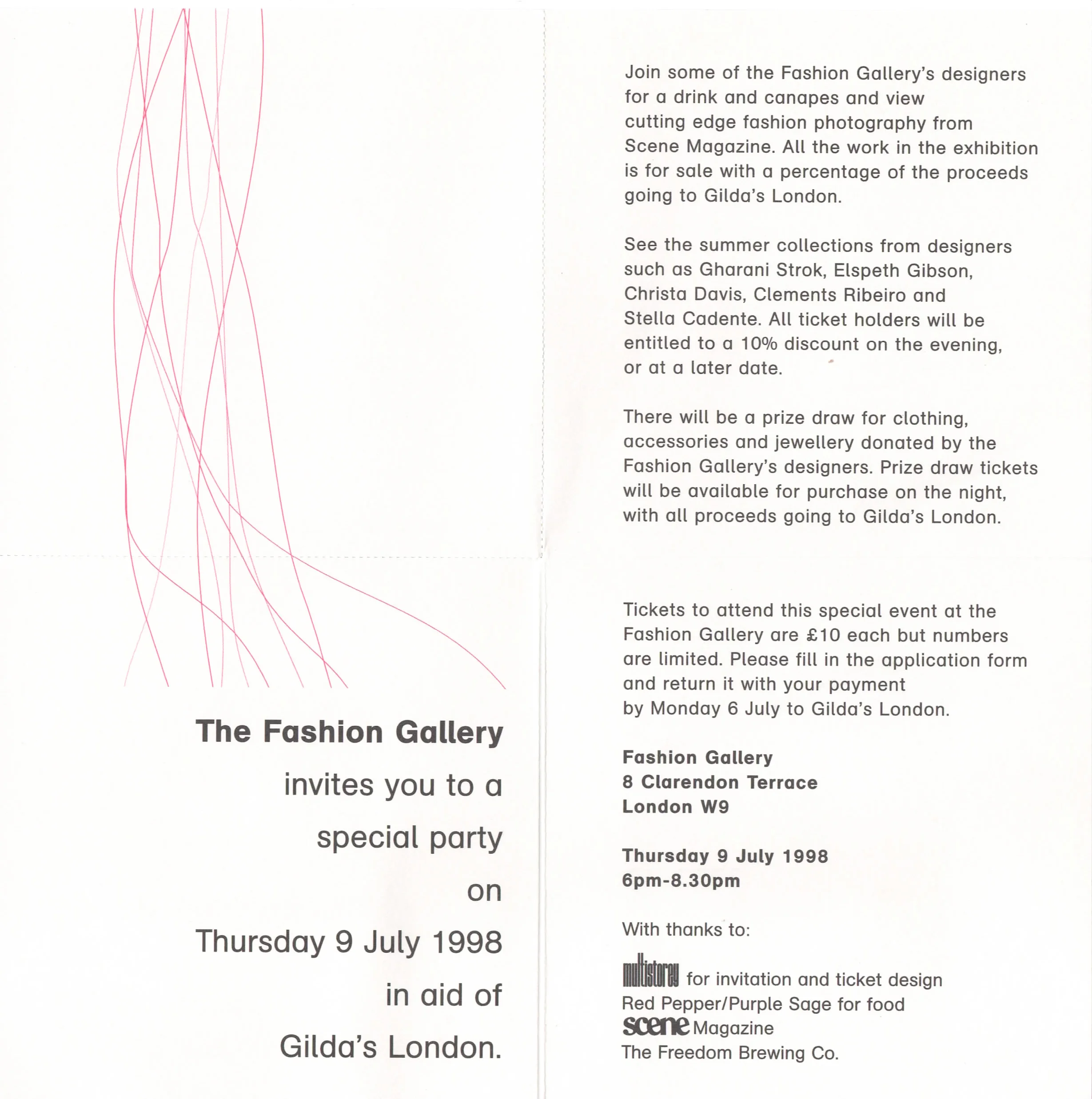 Fund raising event for Gilda's Club London at Fashion Gallery.jpg