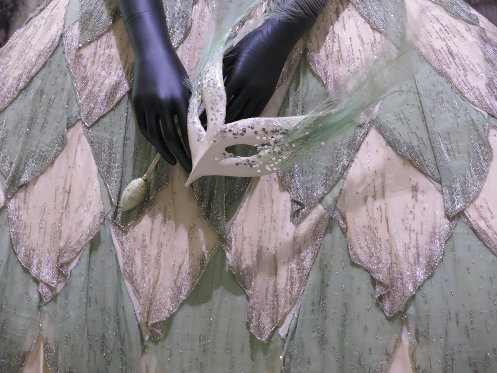 Detail from silvery water harlequin dress by John Galliano for Christian Dior SS 1998 at V and A.jpg