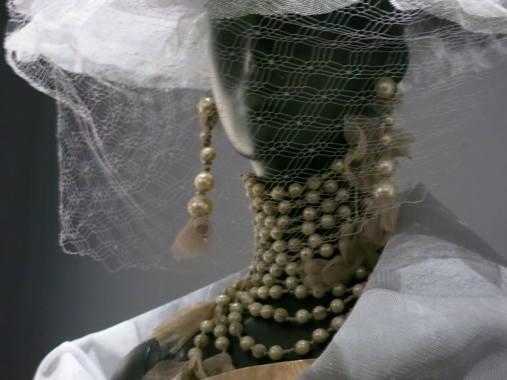 Madeleine dress by John Galliano for Christian Dior with hat by Stephen Jones at V and A.jpg