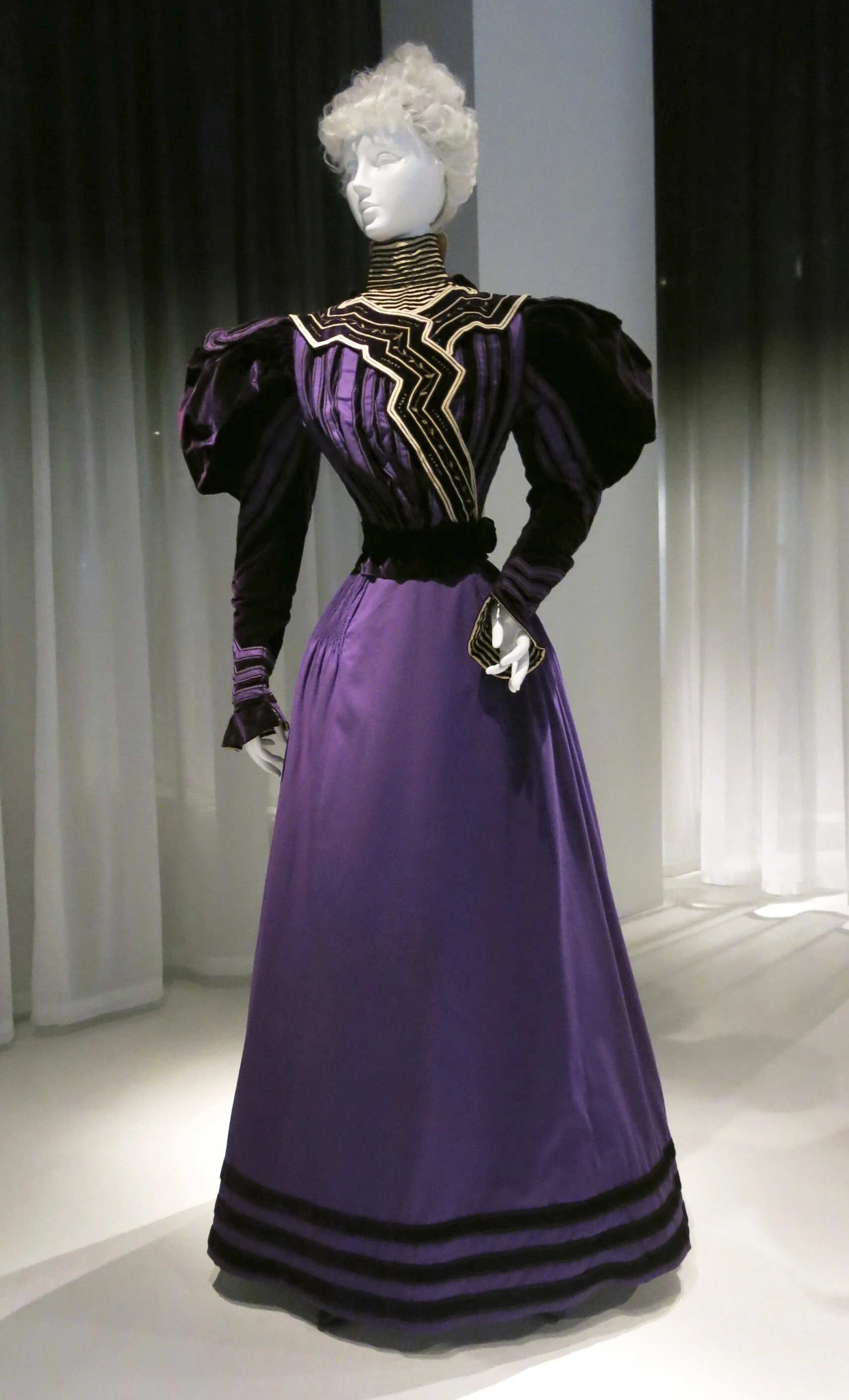 purple funeral dress Chest Girth Purple Funeral Dress - 30
