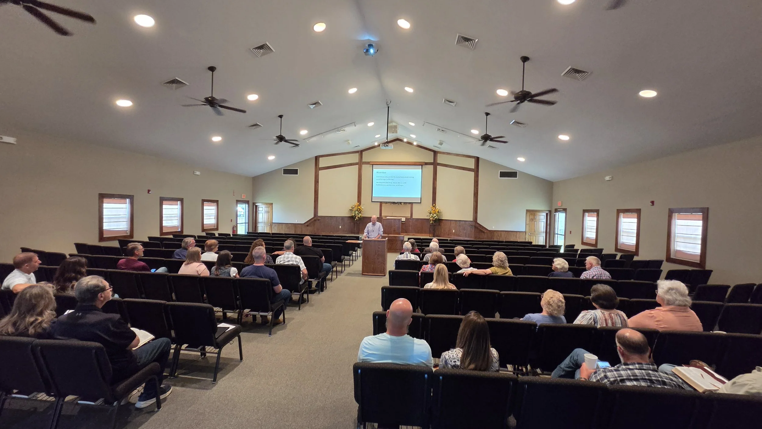 Adult Class in Auditorium