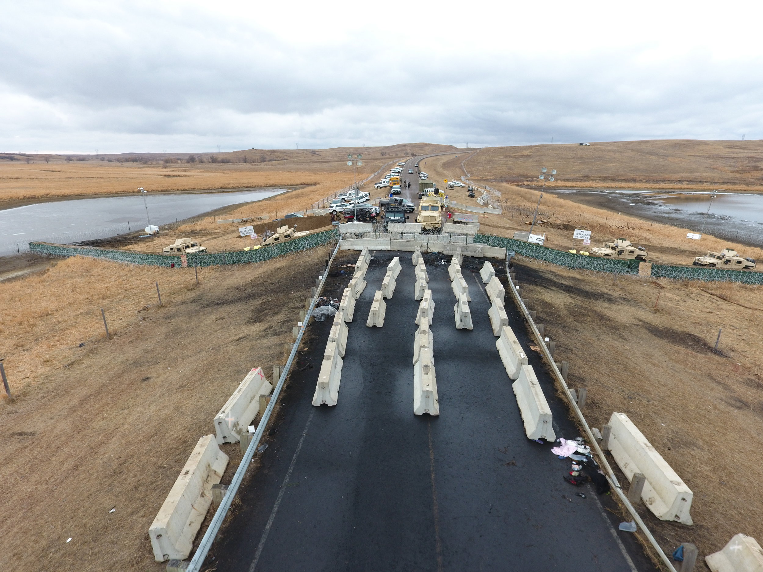 Hwy 1806 barricade with cement .JPG