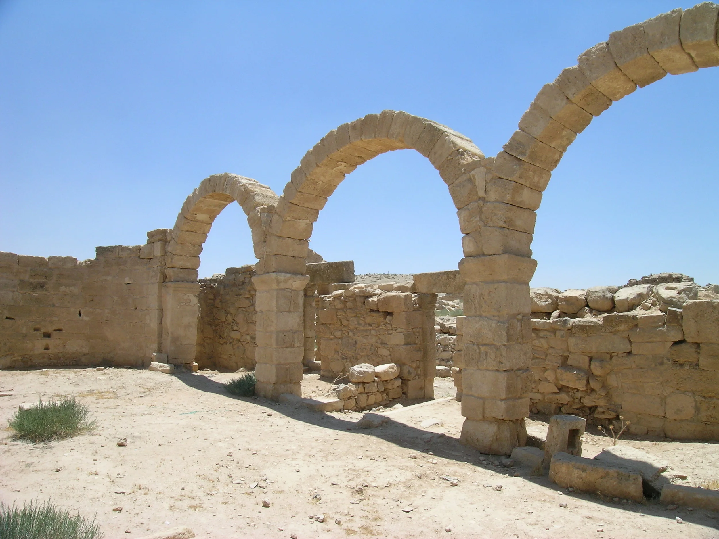  RUINES ROMAINE DANS LE SITE DE UMM-ER-RASAS 