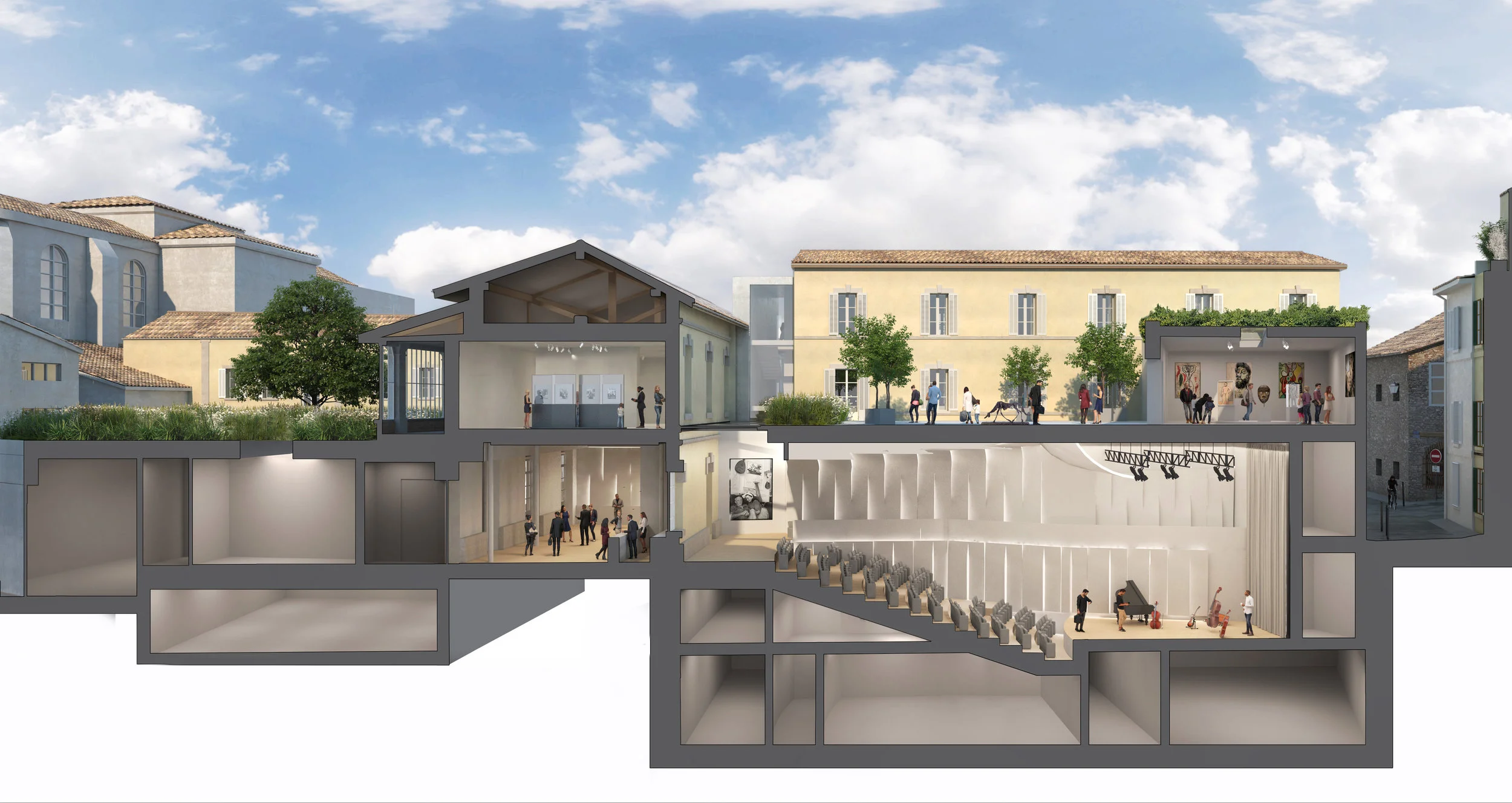  COUPE SUR L’AUDITORIUM 