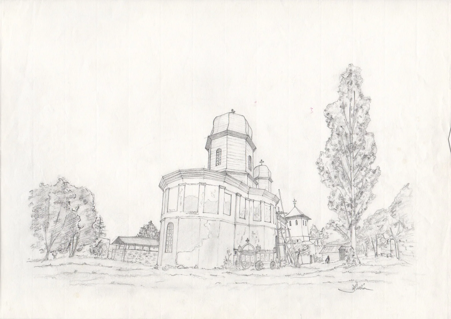  BISERICA - EGLISE DU MONASTERE D’APOSTOLACHE 