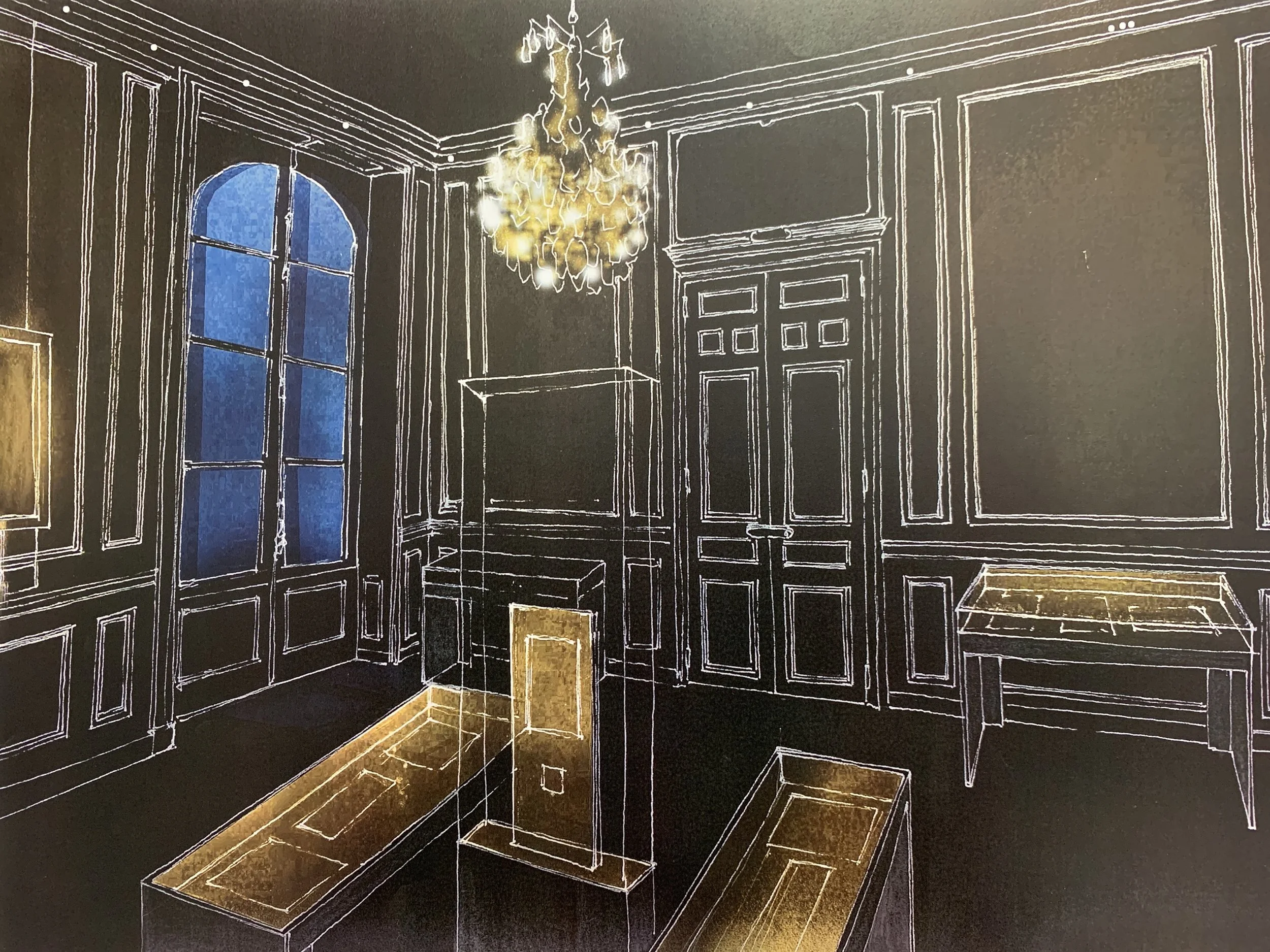  SALON LOUIS III MISE EN LUMIERE  