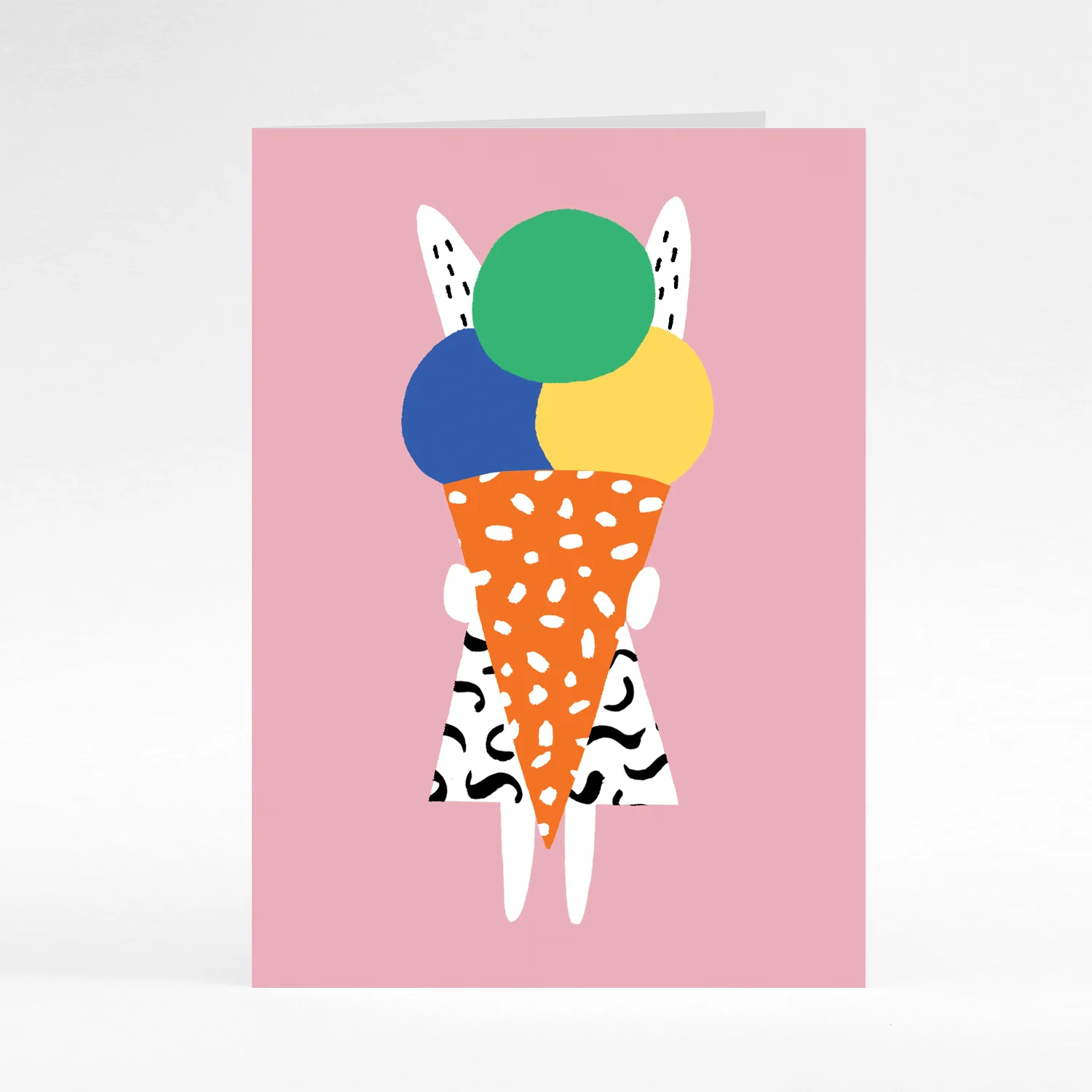 Icecream Rabbit card