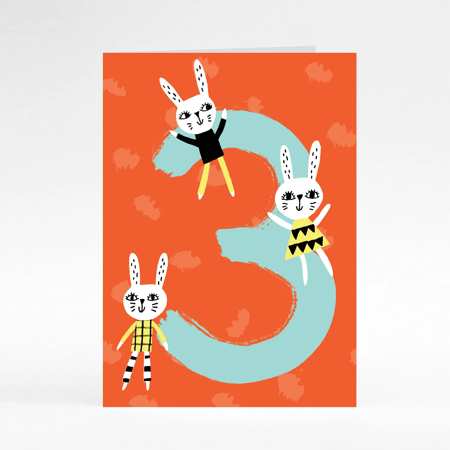 3 years old  Birthday card