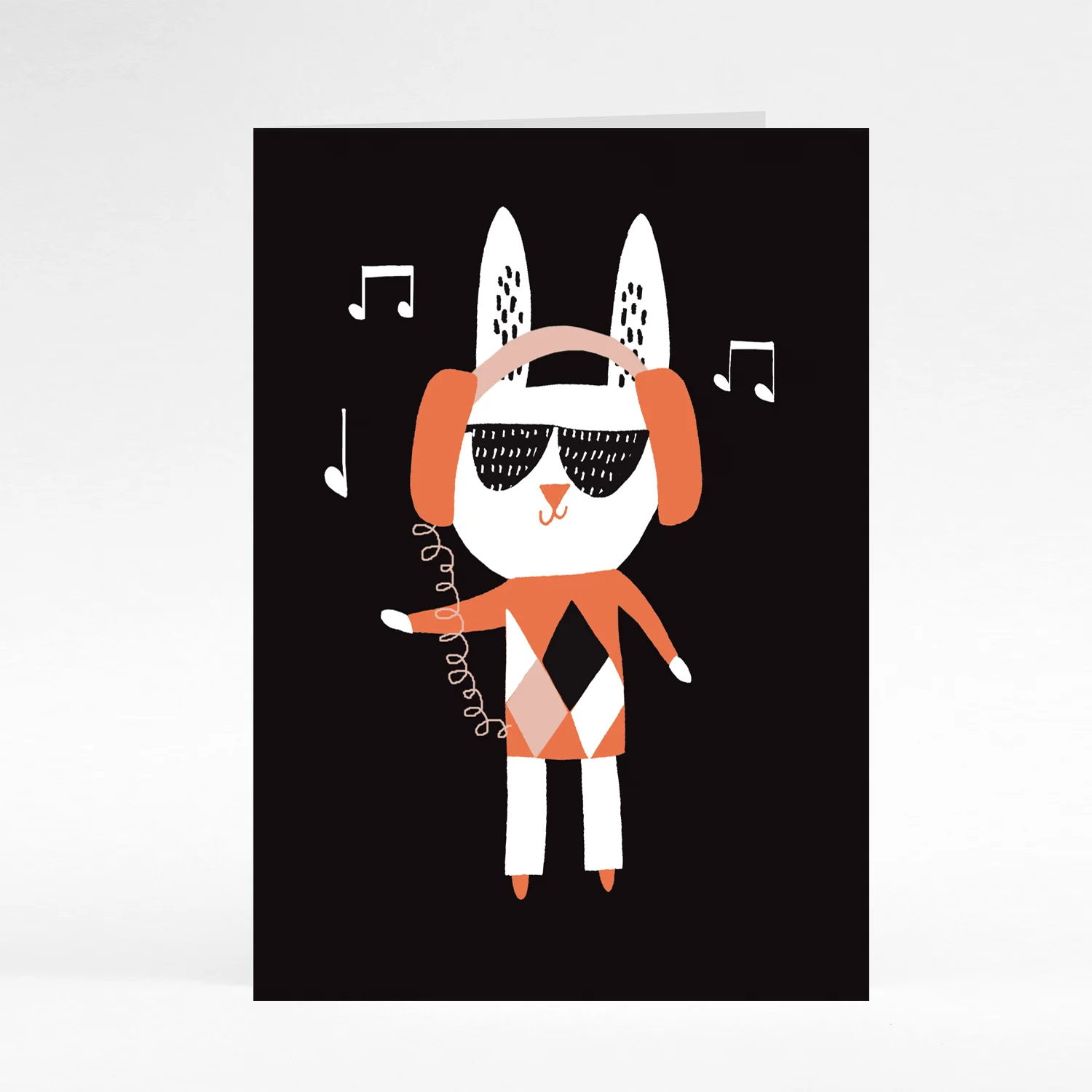 Headphones Rabbit card