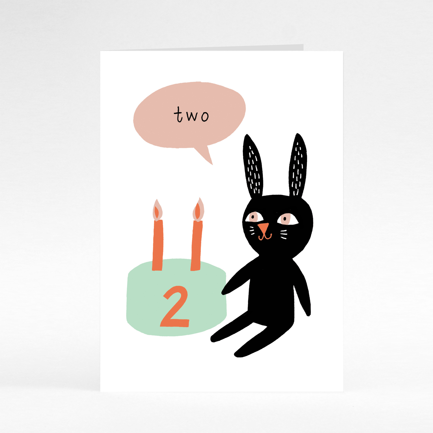 Two Speech Bubble card