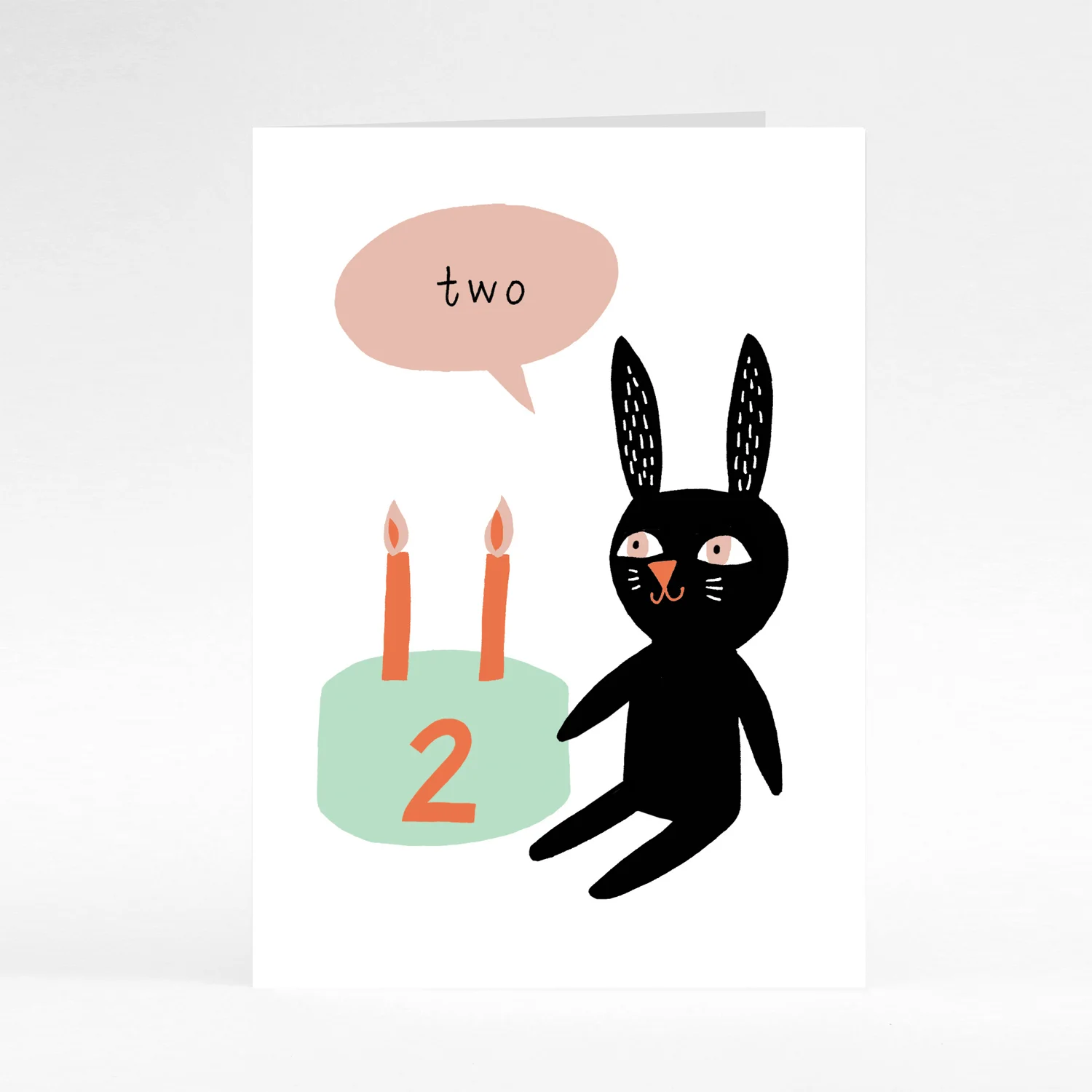 Three balloon card