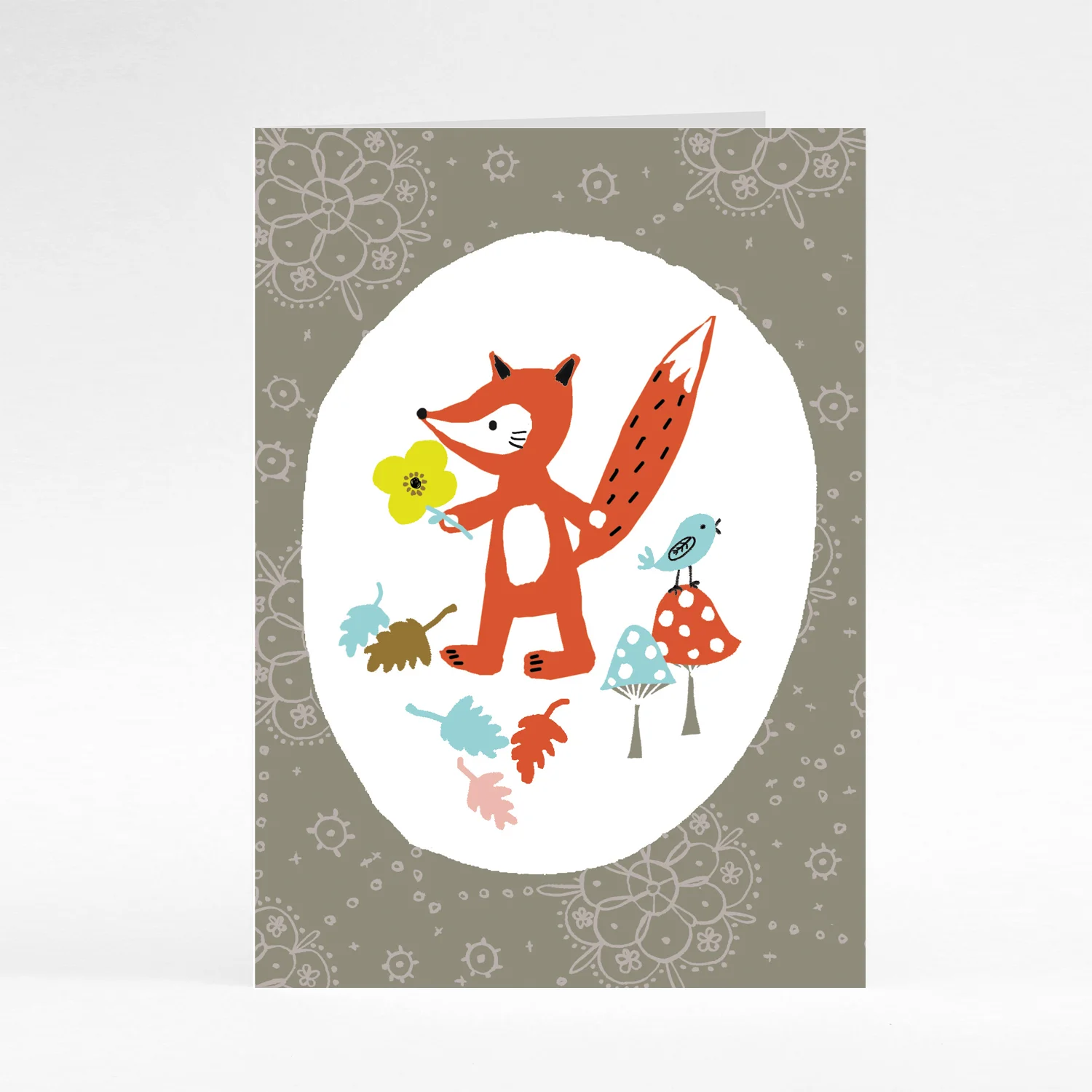 Red fox card