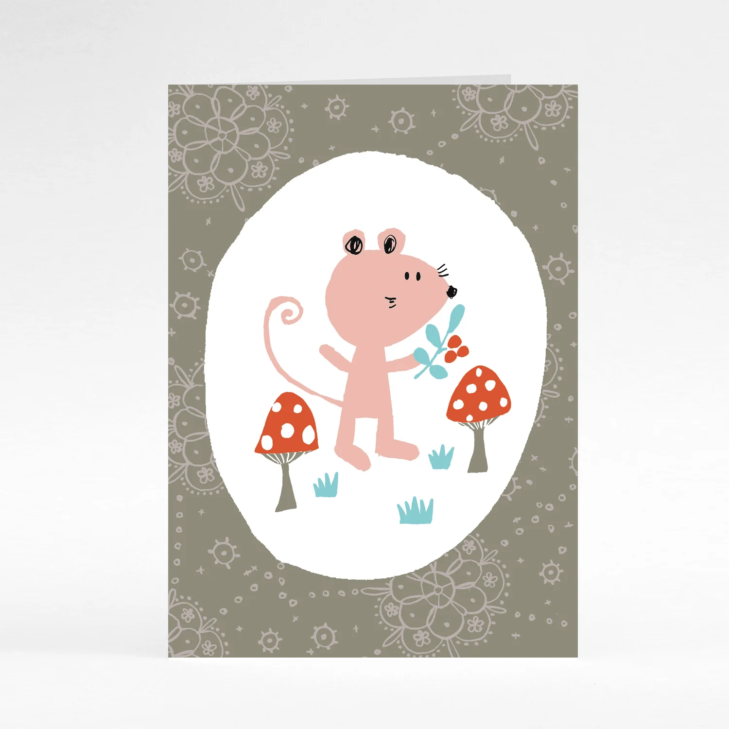 Pink Mouse card