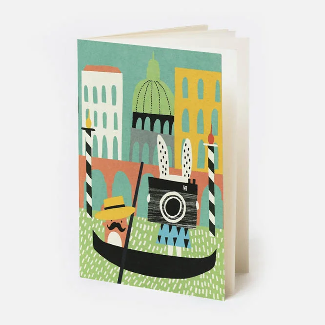 Venice Pocket Notebook with Noodoll