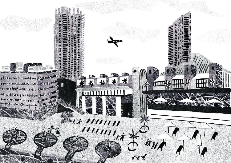 The Barbican Centre London Print