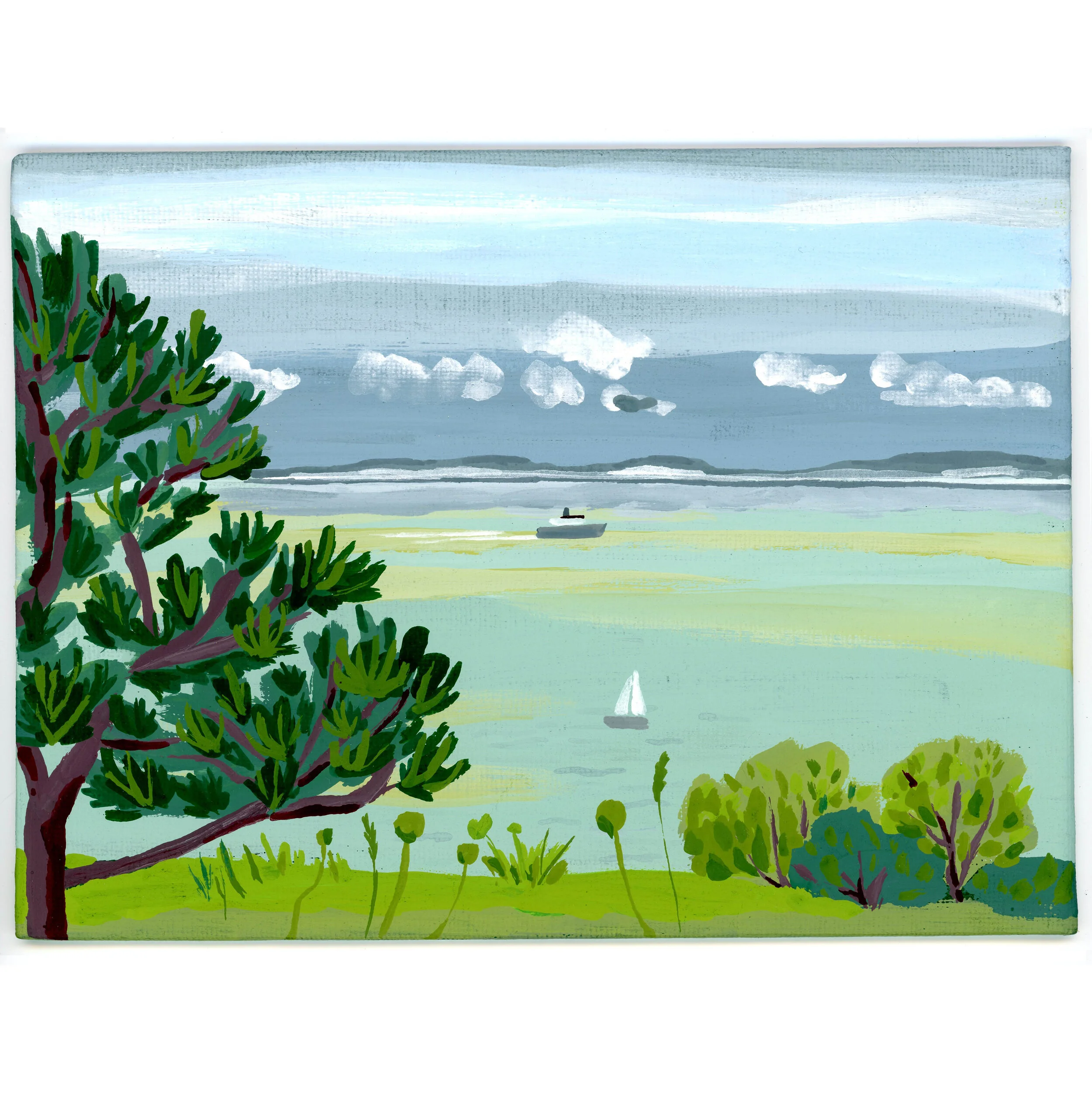 View to France painting