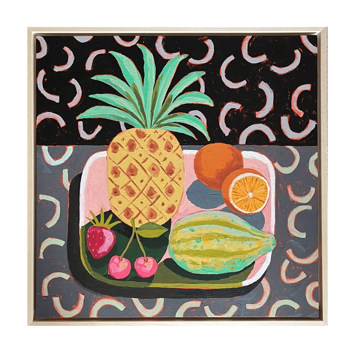 Pineapple and pattern painting