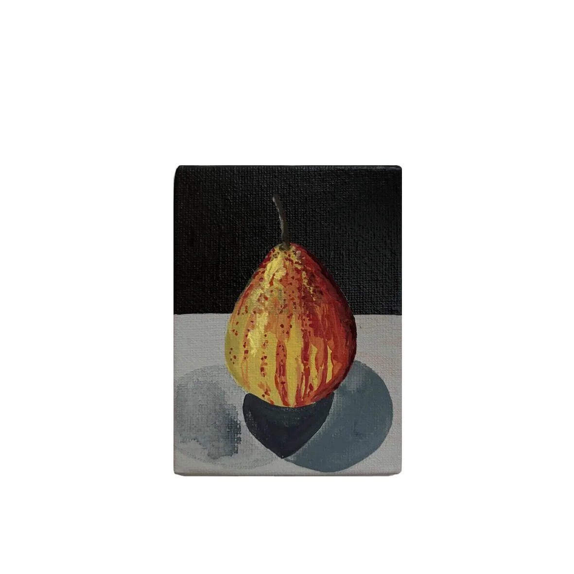 Red pear painting