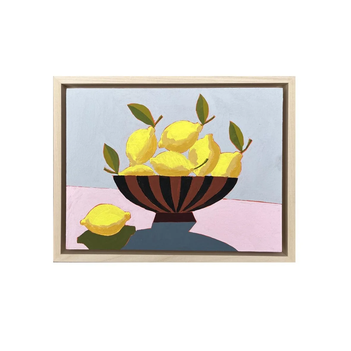 Bowl of Lemons Painting