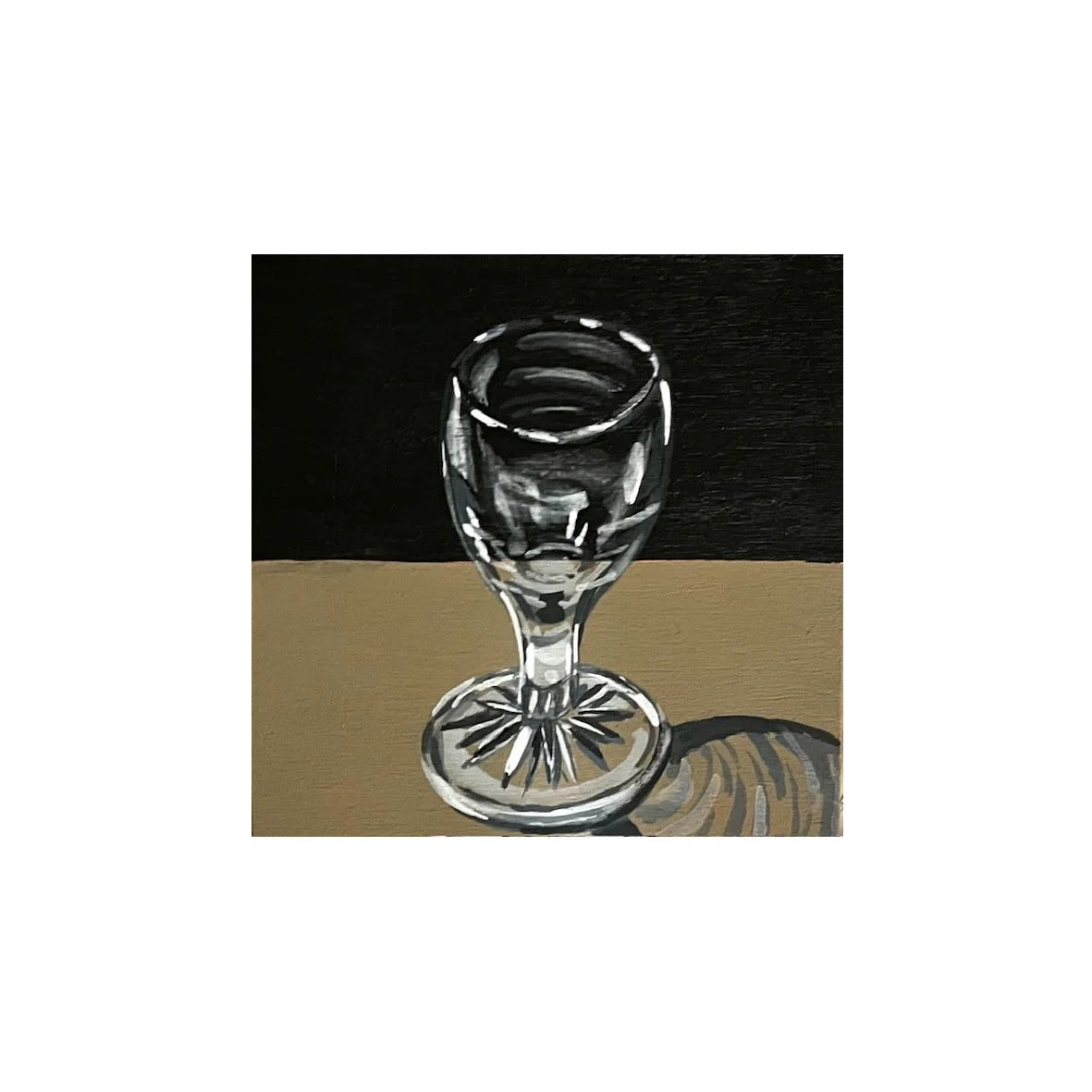 Small glass painting