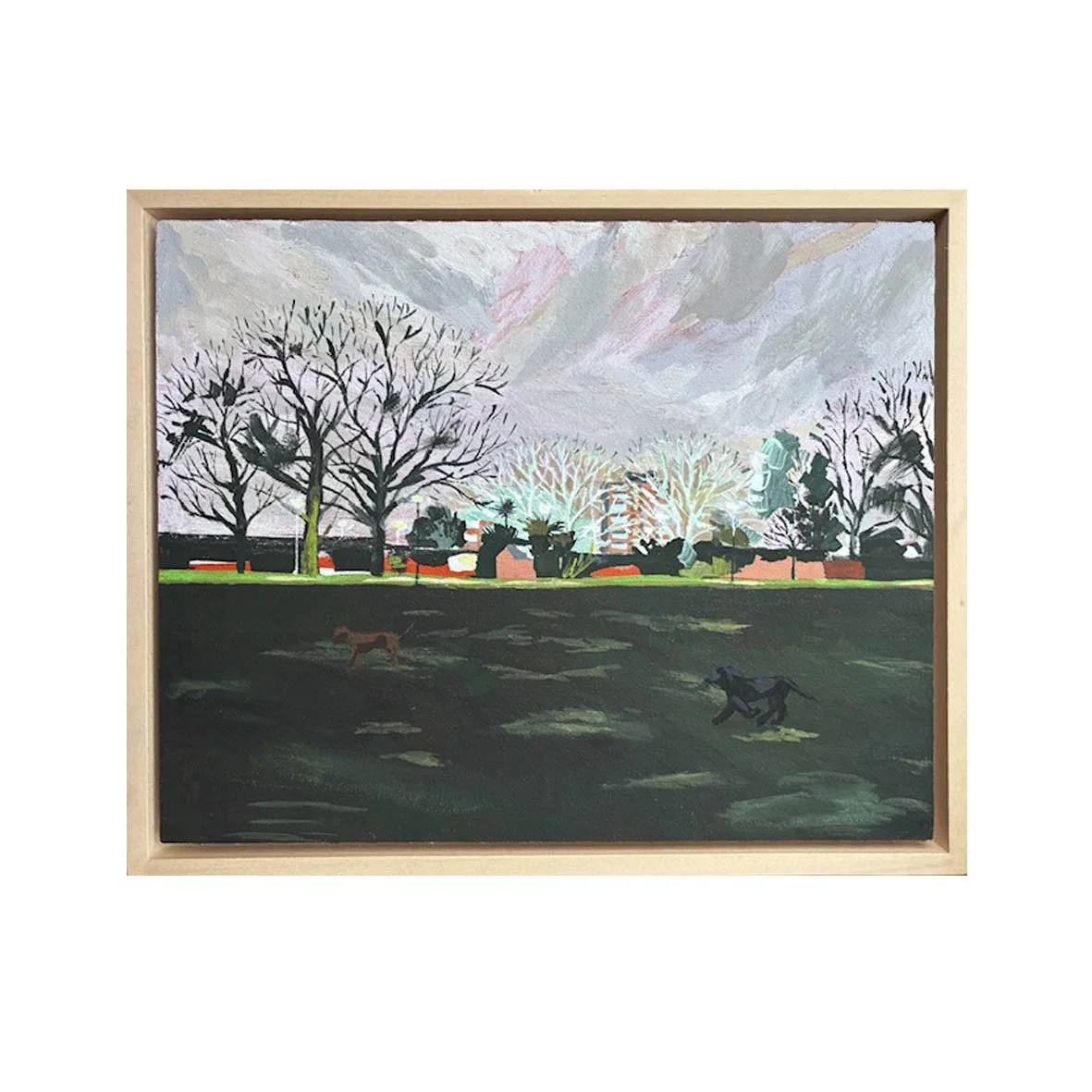 Dogs on London Fields with Lido painting.jpg