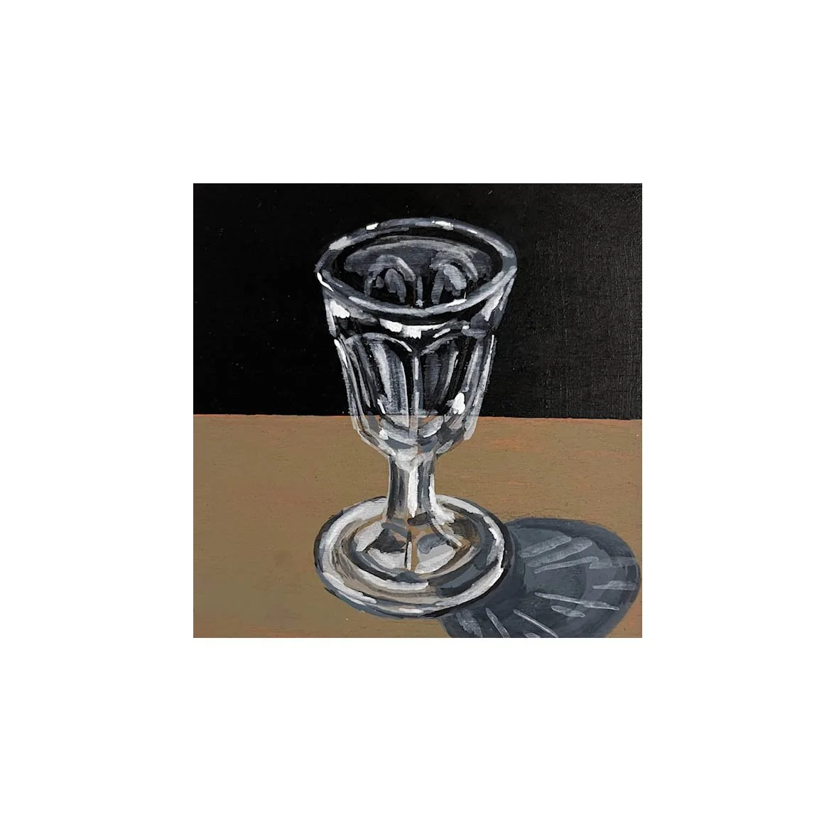 Small glass painting