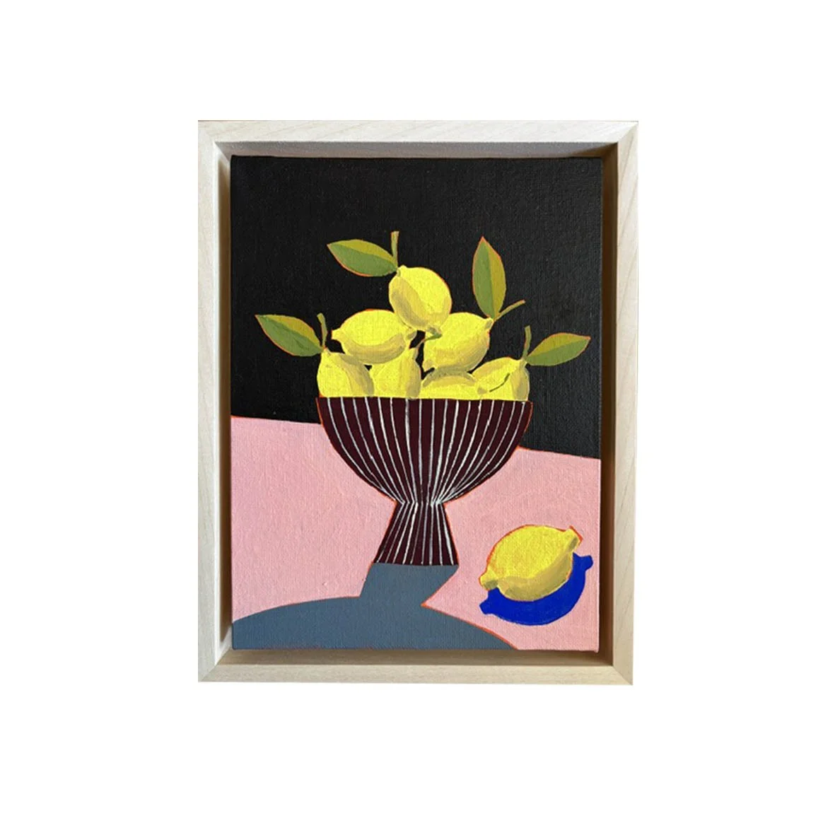Bowl of Lemons Painting