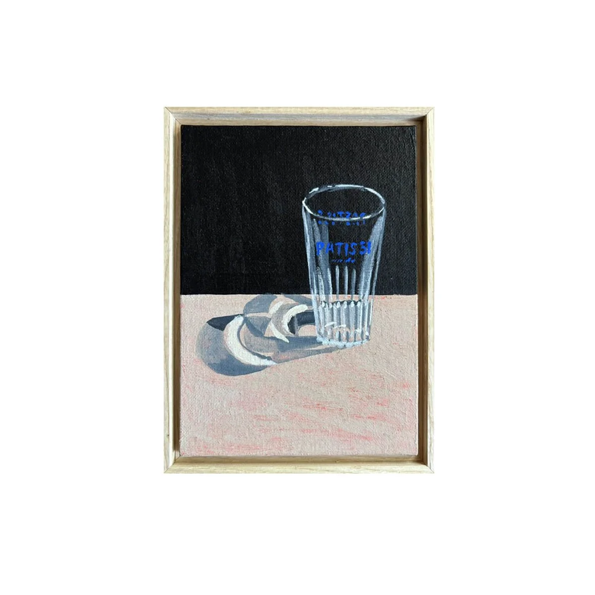 Pastis glass painting