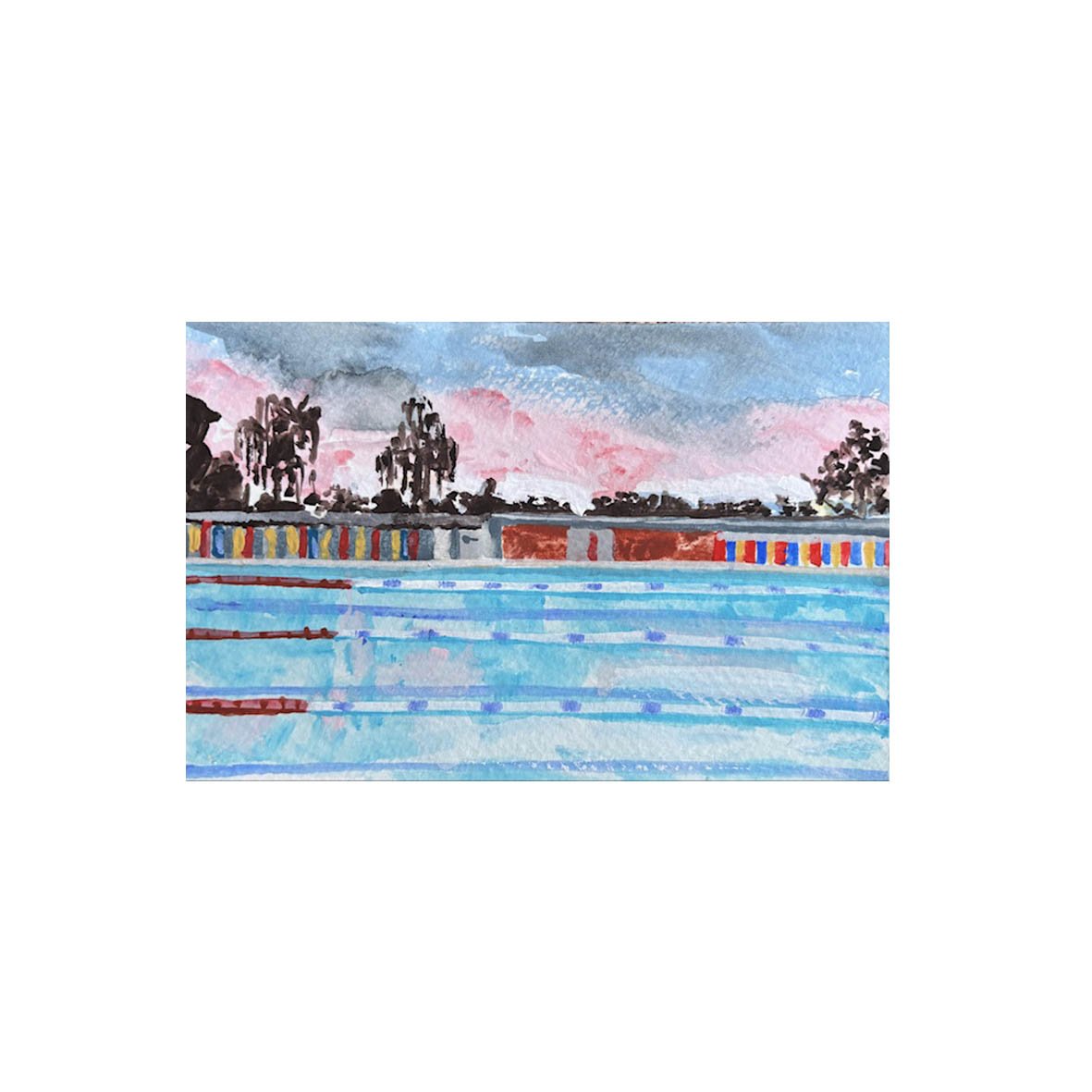 Pink Sunrise at the Lido painting.jpg